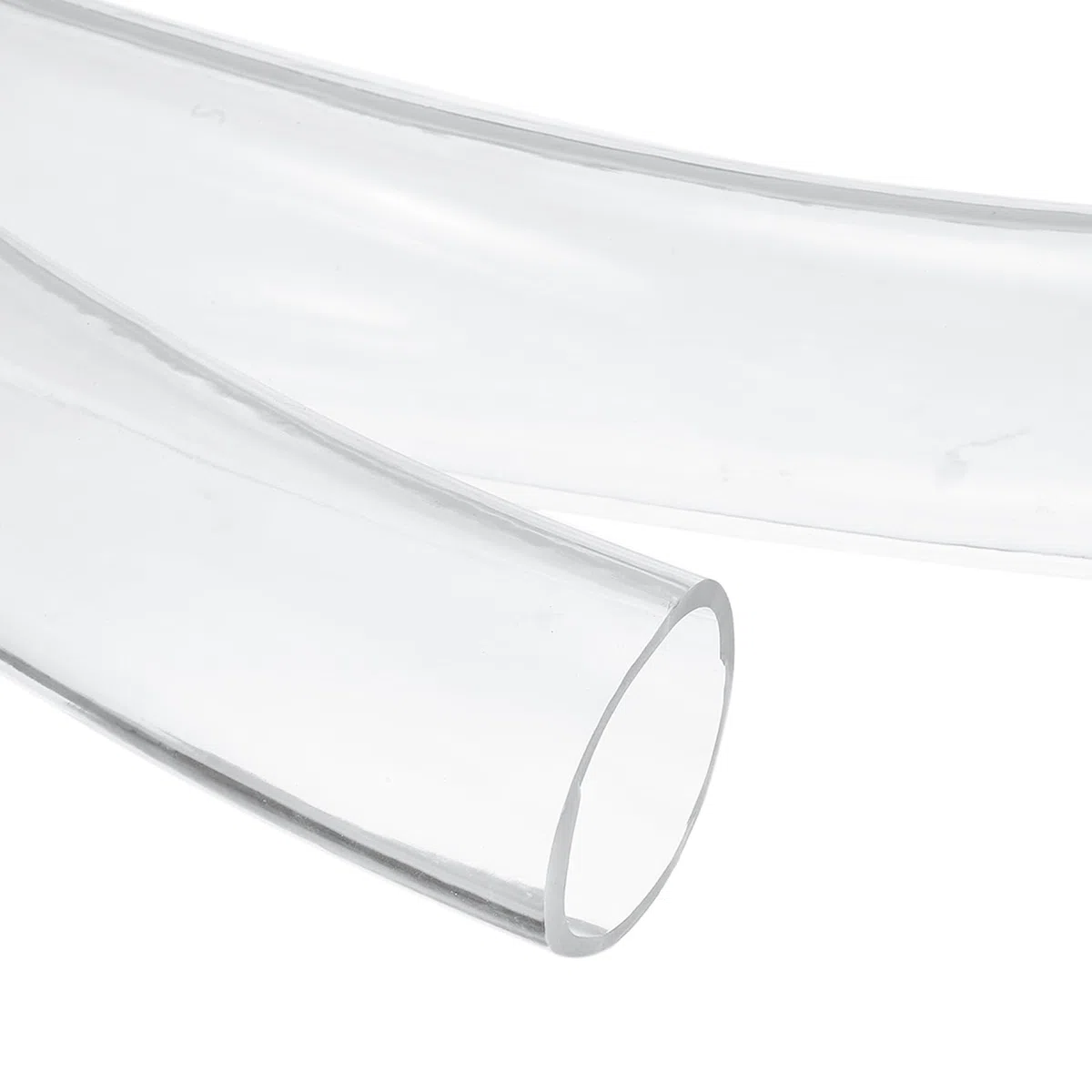 QUARKZMAN Manguera Transparente PVC 38mm ID x 44mm OD Tubo transparente flexible, 1.2Metros tubo pvc plástico de transferencia de agua aceite aire para Tanque y Acuario