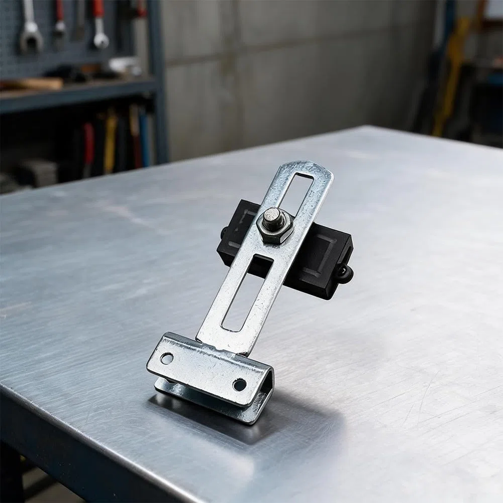 Interruptor de límite magnético normalmente abierto, metal, imán de límite de puerta limitador de puerta eléctrico, compatibilidad del sistema de control de puerta corredera, diseño resistente al