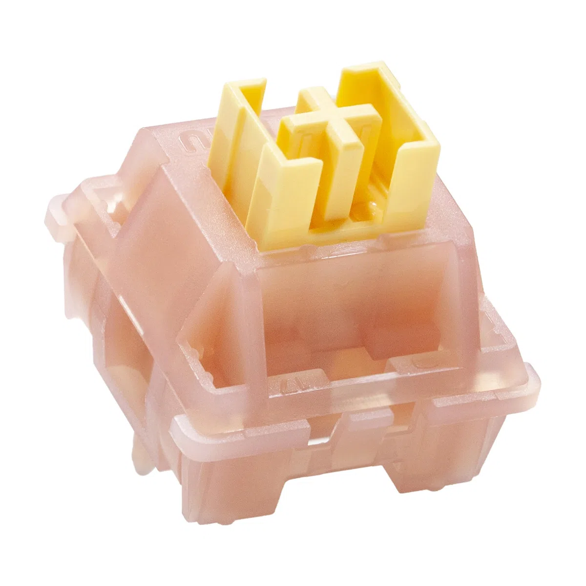 KPREPUBLIC Outemu Silent Peach V3 - Interruptor Lineal para Teclado mecánico, Color Lima táctil limón - Pom PA66 lubricado de fábrica (OTM V3 No LiGuide x110)