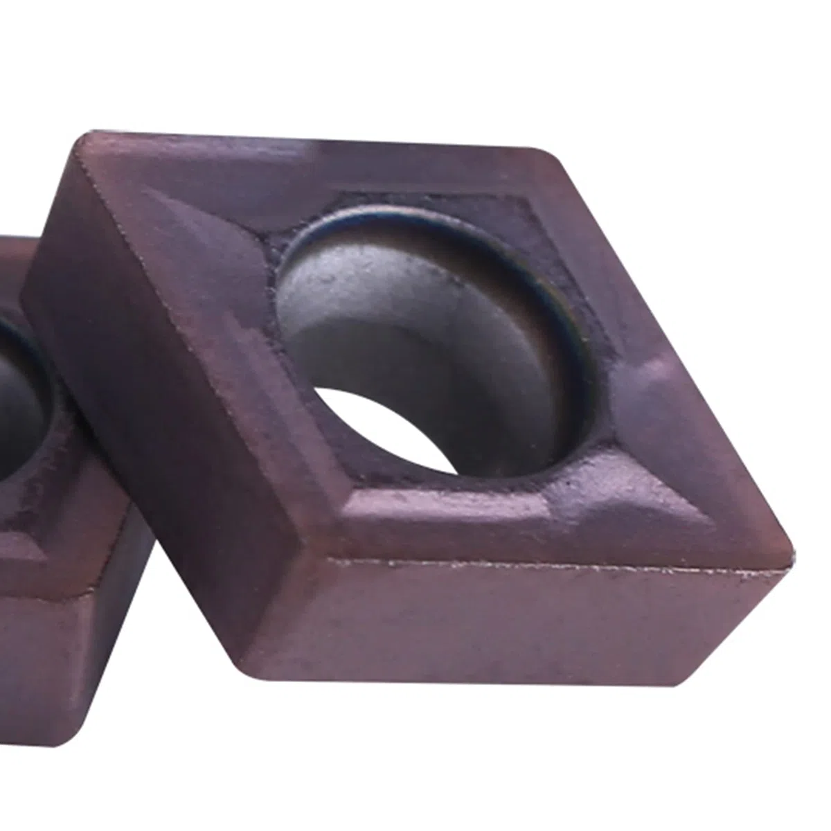 10 Pcs Insertos de Torneado de Torno CNC, Cortador de Insertos de Fresado Insertos de Carburo Herramientas Torno Metal con Caja de Plástico CCMT060204 VP15TF