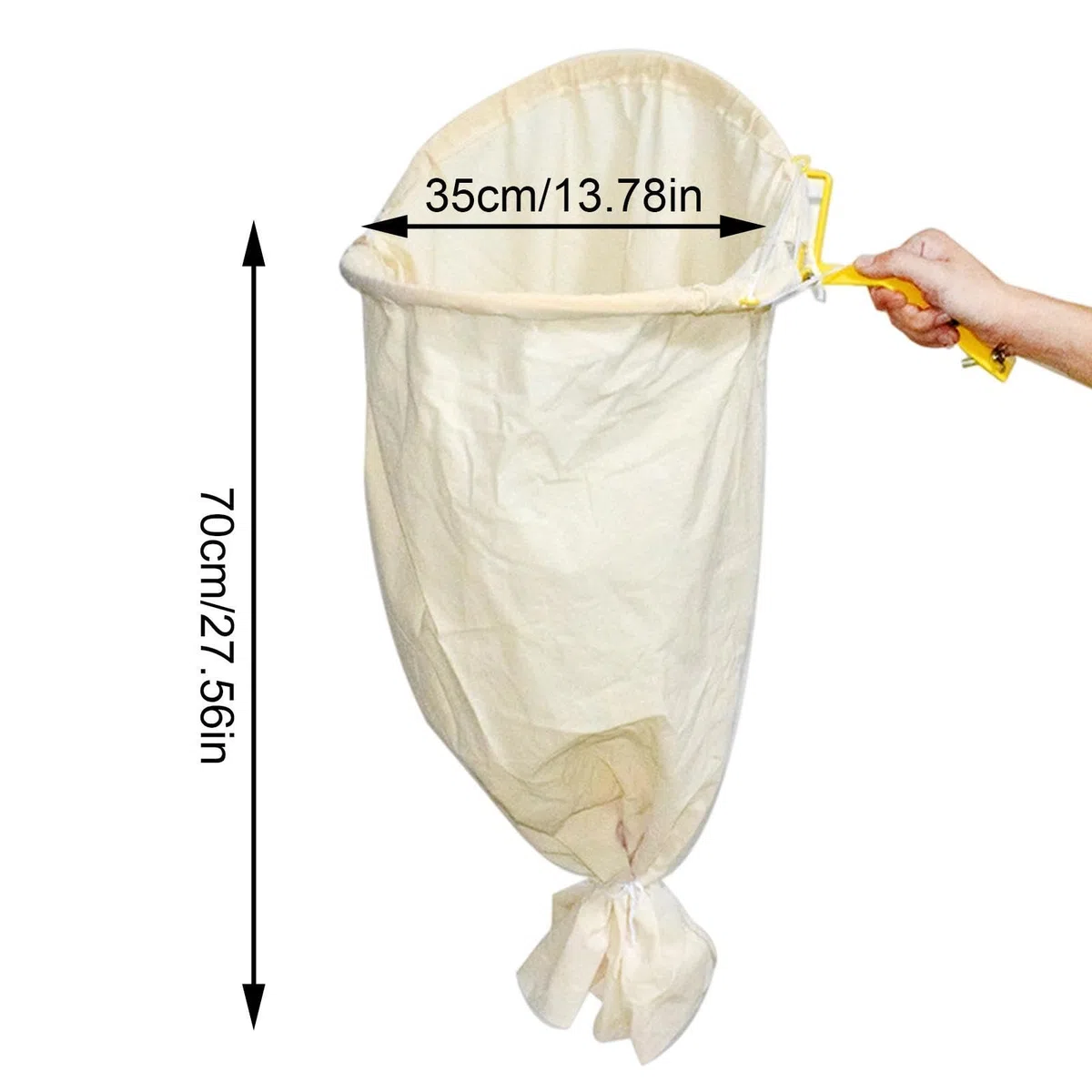 Red para atrapar abejas, bolsa para enjambres para atrapar abejas, bolsa telescó para enjambres con marco de acero, jaula para abejas con base bloqueable, trampa para abejas de lona para playa al