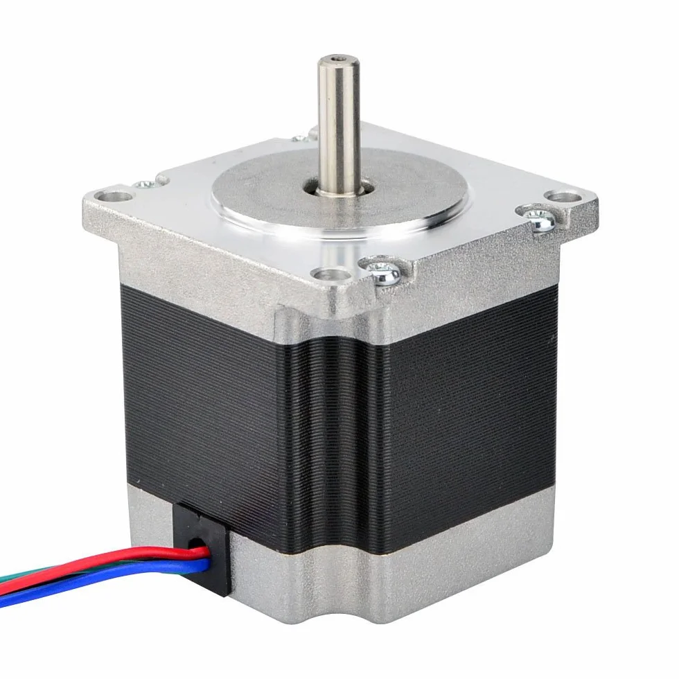 STEPPERONLINE NEMA 23 Motor Paso a Paso 1.26Nm 2.8A 4 de escalera 6.35mm vástago DIY CNC Robot 3d impresora