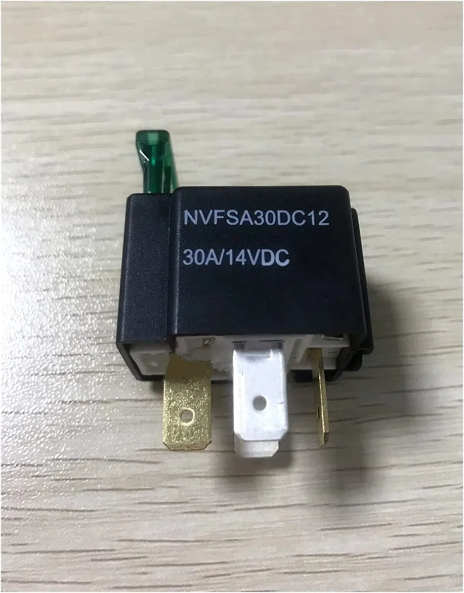 5pcs relé NVFSA30DC12 NVFSA30DC24 Normalmente, Abra el relé automático 30A con Fusible modifique la bocina del Faro 4pin(24VDC)