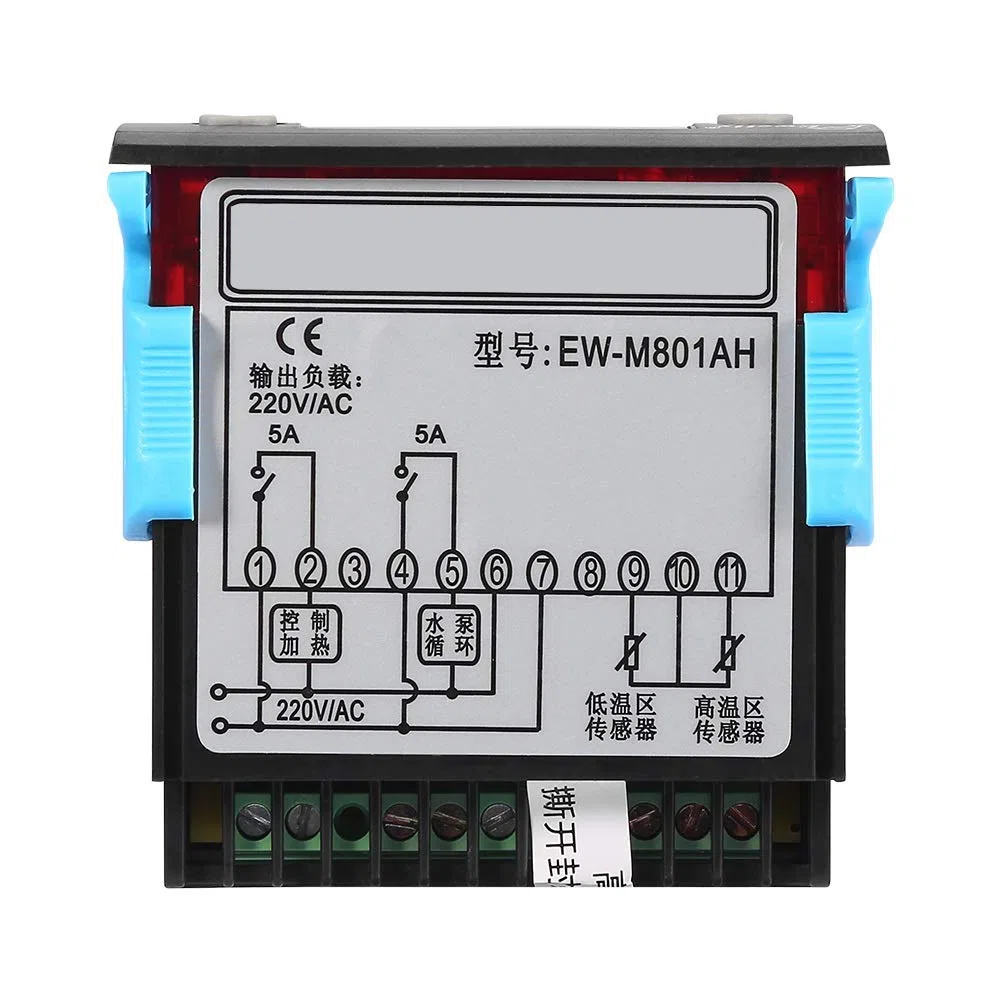 Samfox Controlador Calentador Solar - Interruptor Termostato Solar - Controlador Temperatura Diferencial for Agua Caliente Solar