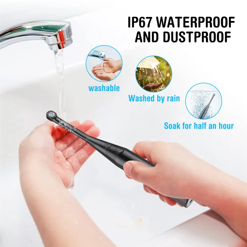 iksvmsis Cámara Intraoral Dental Cámara Oral Dental Cámara Endoscópica Endoscópica Intraoral WiFi Cámara con 8 Led USB De Endoscopio Dental Hogar Dentista Lupa Clínica Cámara