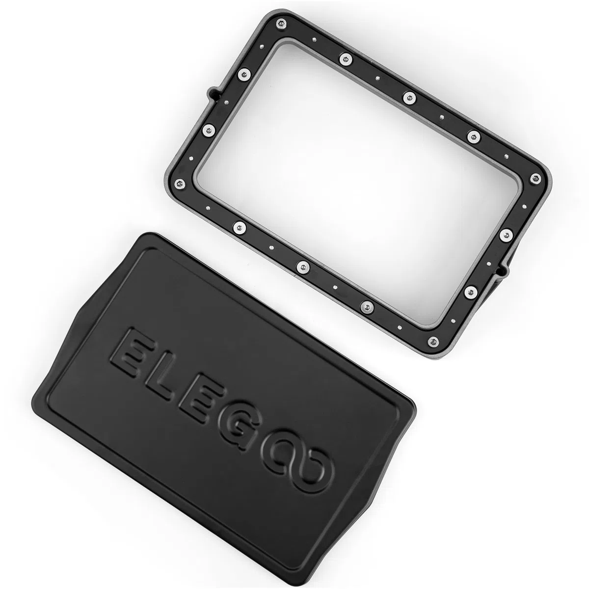 ELEGOO Tanque Metálico de Resina para Impresora 3D Mars 5, Recipiente de Resina de Aleación de Aluminio con Película de Liberación FEP Preinstalada, Fácil de Montar y Desmontar