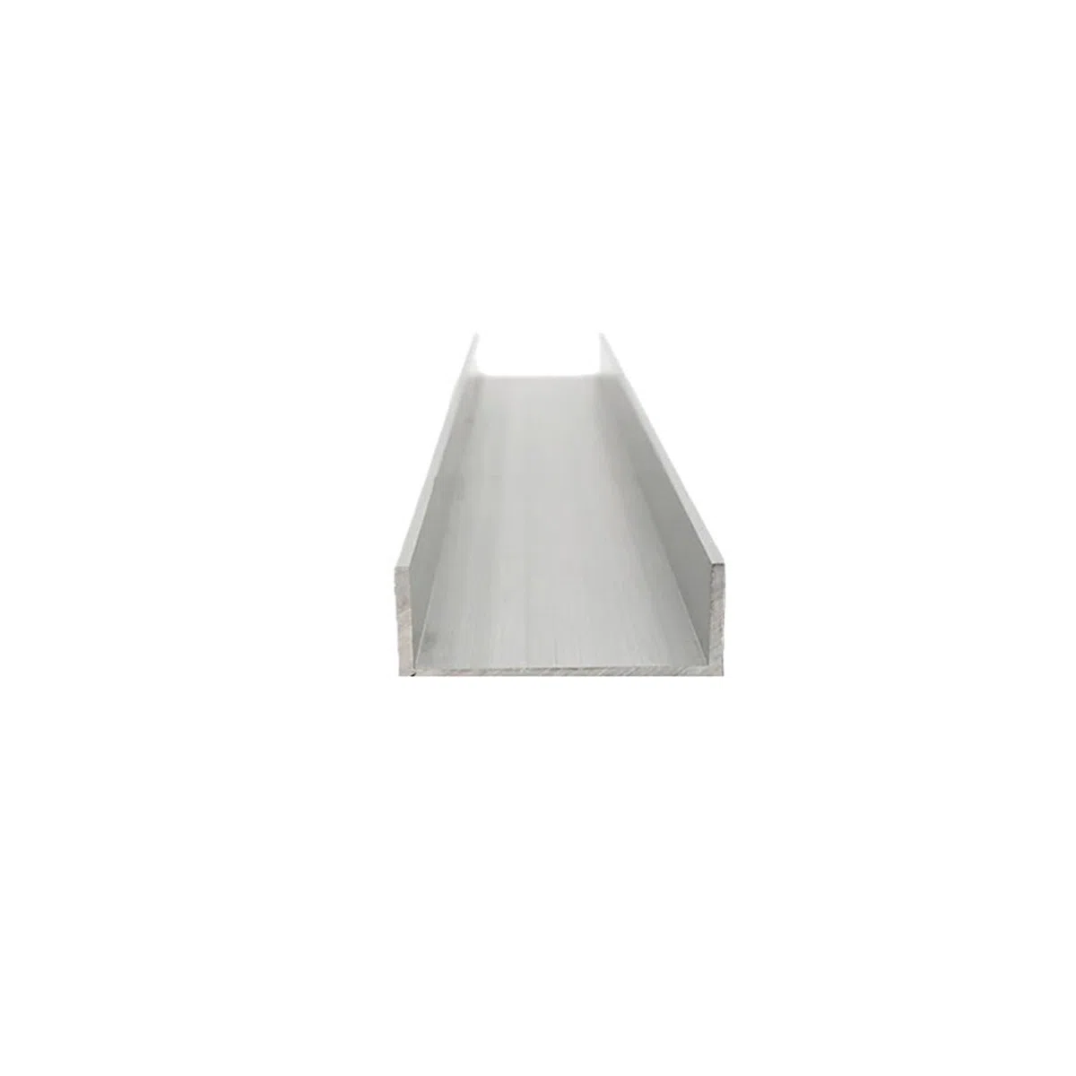 Aluminio En Forma De U Perfil de aluminio en forma U, ancho exterior 40 mm, longitud 50 cm, borde aleación recubierto vidrio Para Bricolaje(40mm x 10mm x 1mm)