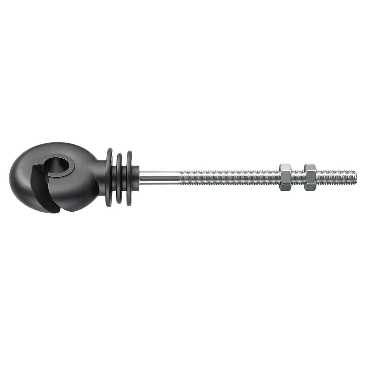25 Piezas Aisladores de Anillo con Tuercas, Aislador para Madera, Cuerda, Valla Pasto y Valla Eléctrica, Longitud Total 145 mm