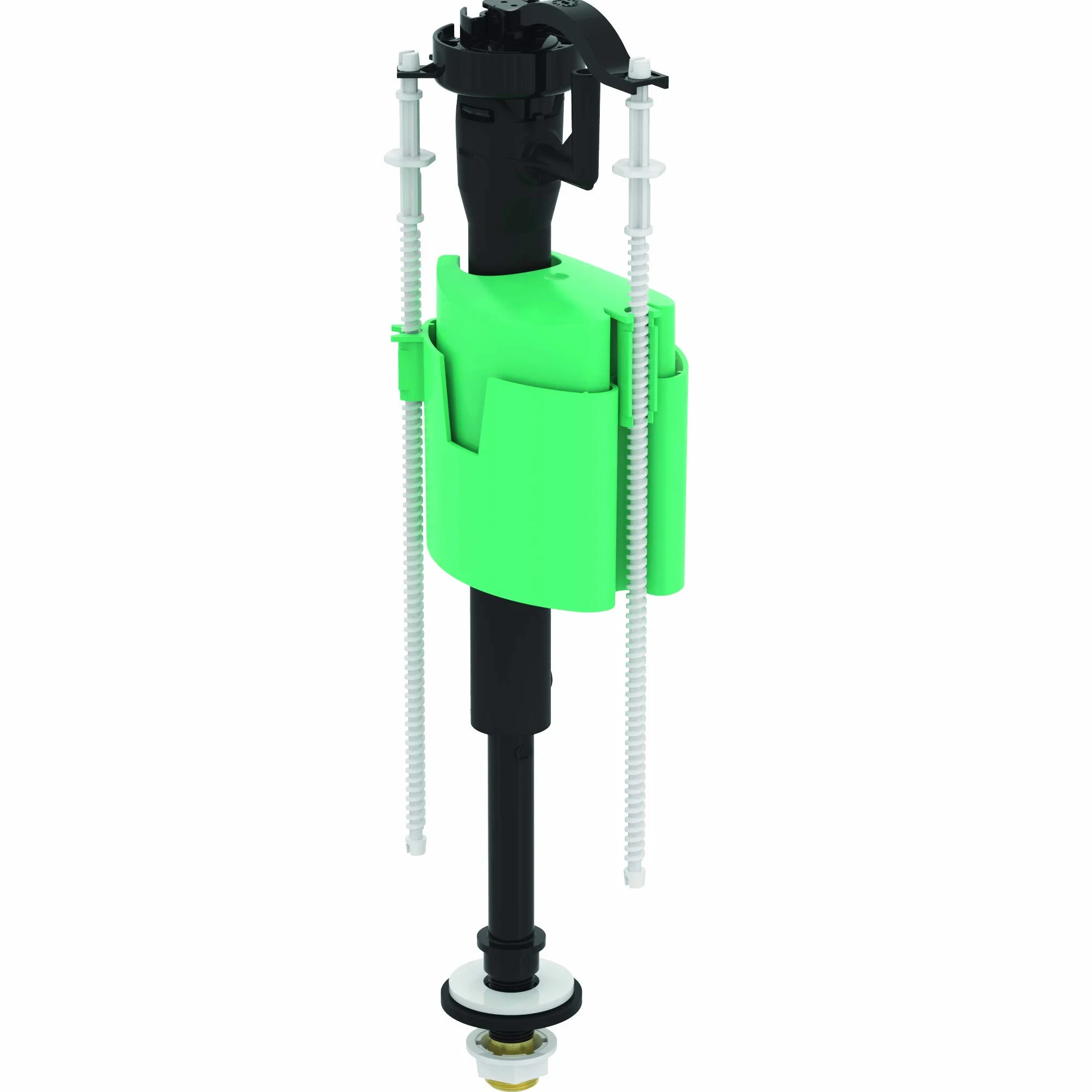 Ideal Standard – Grifo flotante Aquaflex con alimentación lateral universal mecanismo para caza de agua, certificado NF RV19667, color negro