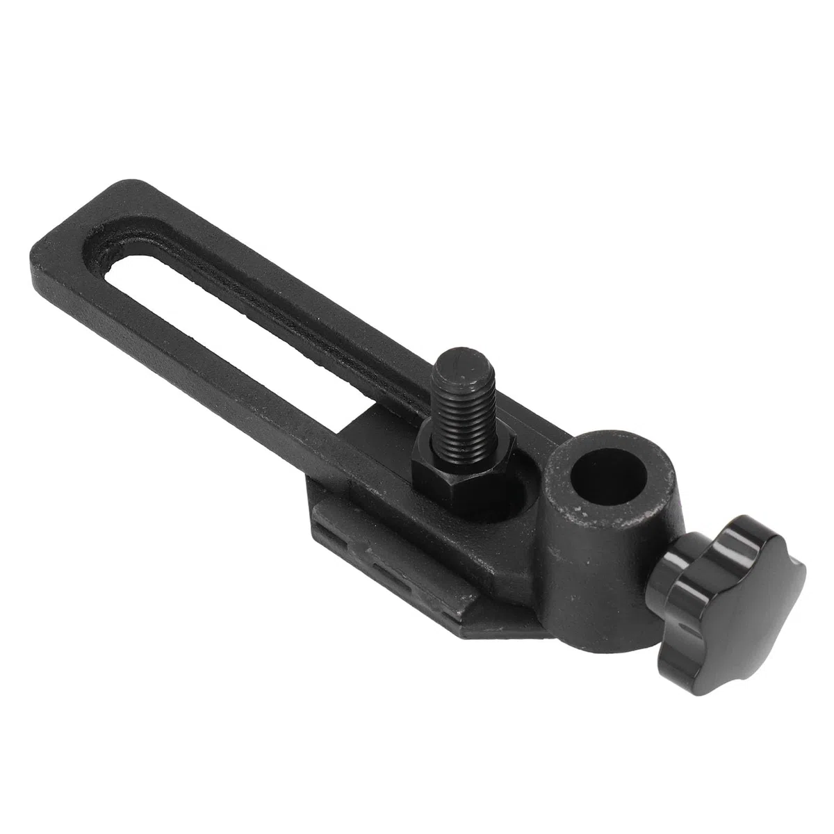 Base de Soporte para Herramientas de Torneado de Madera de Acero Fundido, Apertura de Soporte de Torno con Guía Suave para los Dedos para Poste de Columna de 5/8 Pulgadas
