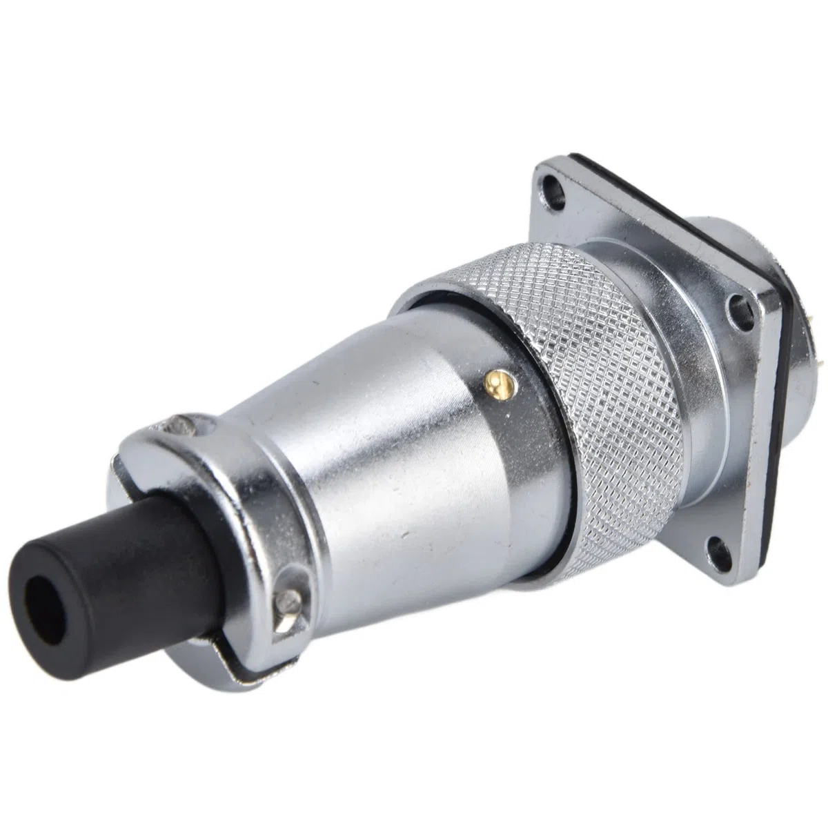 Conector Industrial 10 Pines Macho Hembra para Panel, Conector Cable Metálico 10mm 4 Pares, Industrial Macho Hembra Accesorio de Conexión Seguro y Duradero