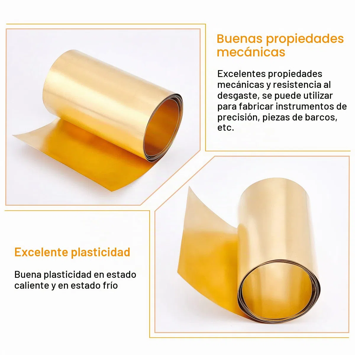 OLYCRAFT Chapa de latón con tiras de latón doradas y latón, rollo de láminas de metal, placa de 0,2 mm, chapa fina, placas de latón, lámina de latón para manualidades, corte y manualidades, 1000 x 100
