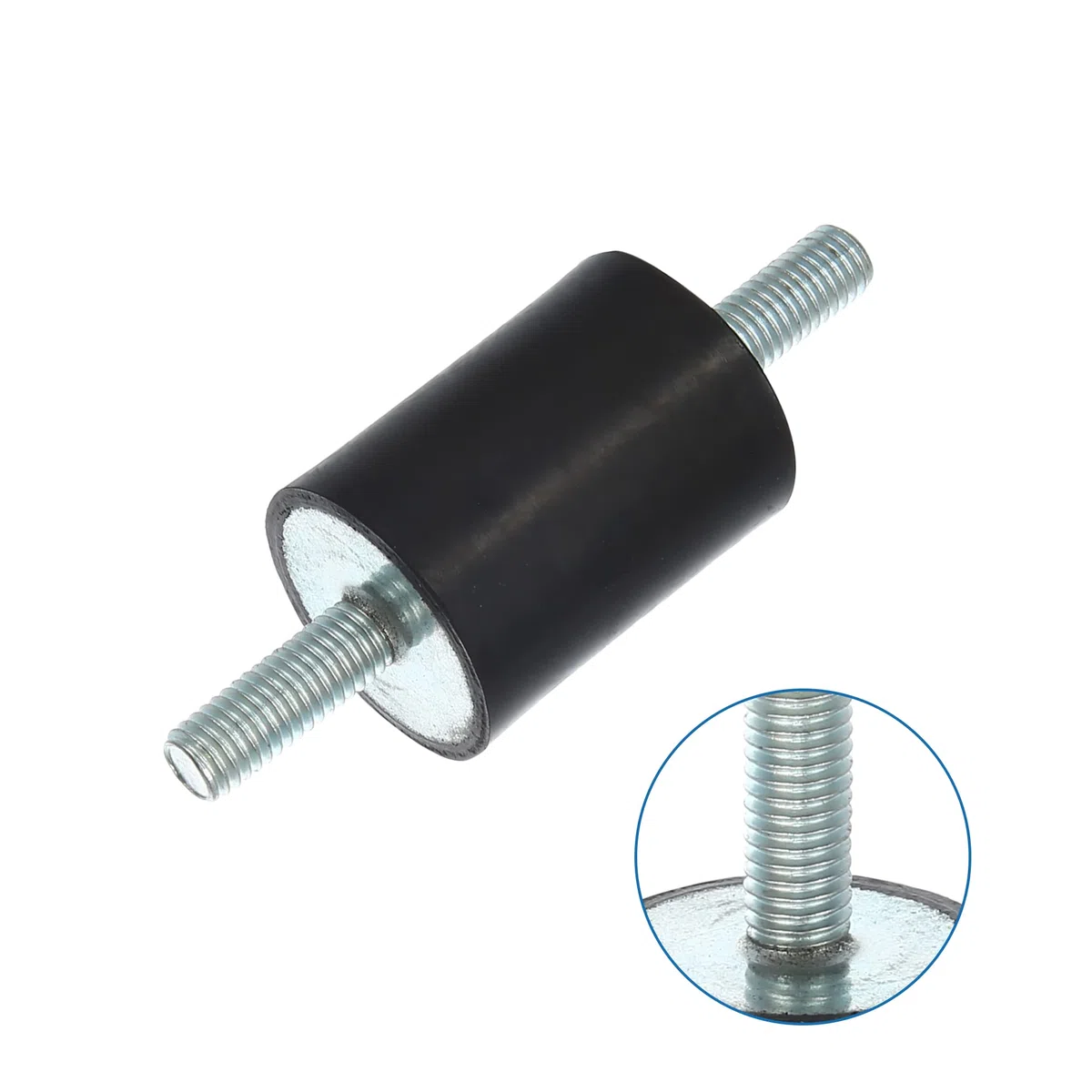 X AUTOHAUX Amortiguador Antivibración de Goma M8, Soportes Amortiguadoras Aislador 30x40mm Silentblock para Compresores VV Motores, 4 Piezas