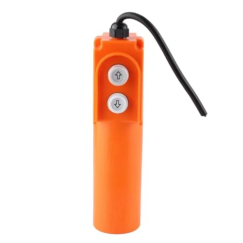 Control Remoto para Polipasto Eléctrico COB-61DR, Botón de Grúa con Cable, 30uF, DC200V/AC380V, 5A/2A, Plástico ABS, con Parada de Emergencia