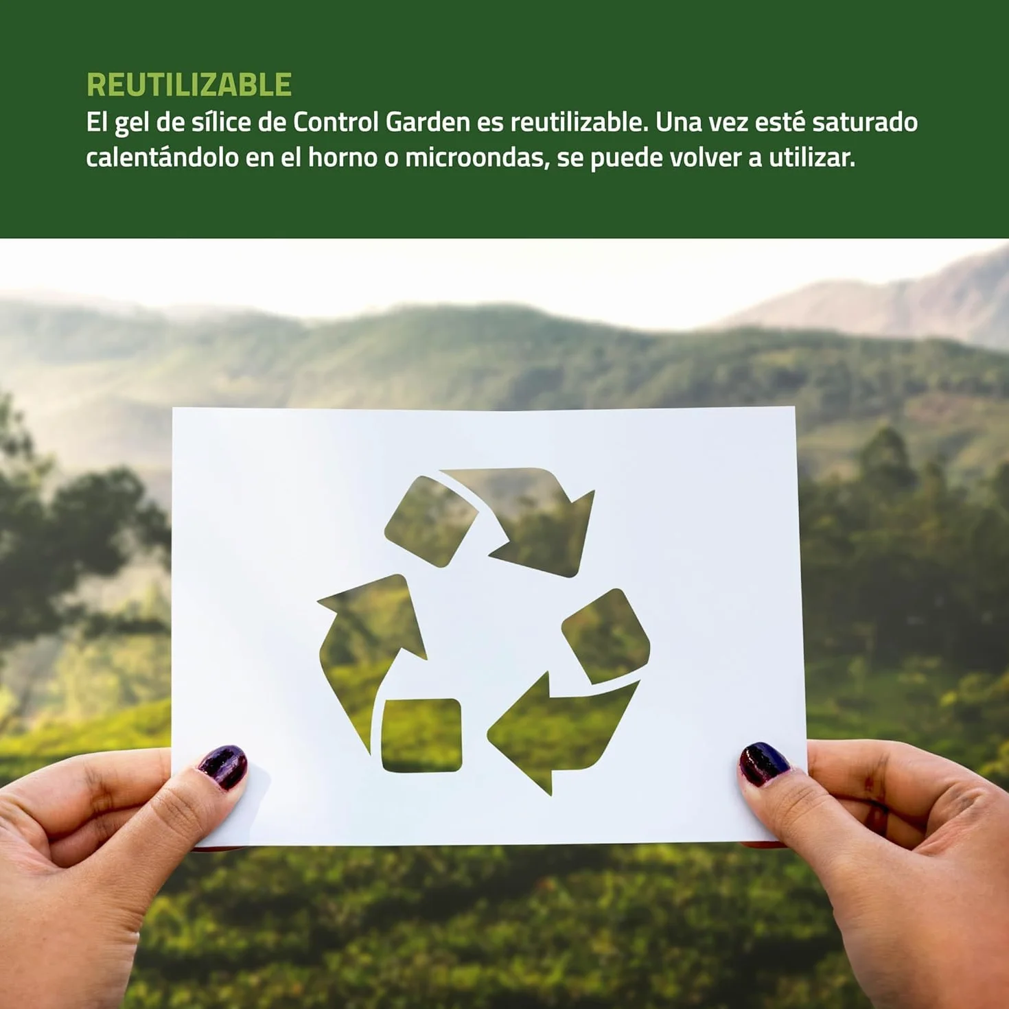 CONTROL GARDEN Gel de Sílice Naranja 2 KG | Absorbedor de Humedad Reutilizable No Tóxico | Bolitas Desecantes Antihumedad Indicador de Saturación | Deshumidificador Natural