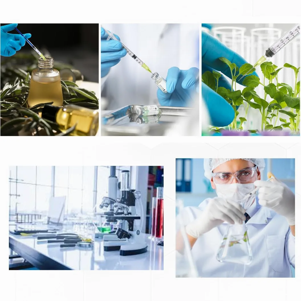 50 unidades de tubos de plástico U100 de 1 ml 31G x 1/4" (0,25 x 6 mm), envasados individualmente, para laboratorio y técnica, herramientas de medición y dosificación multiusos de precisión