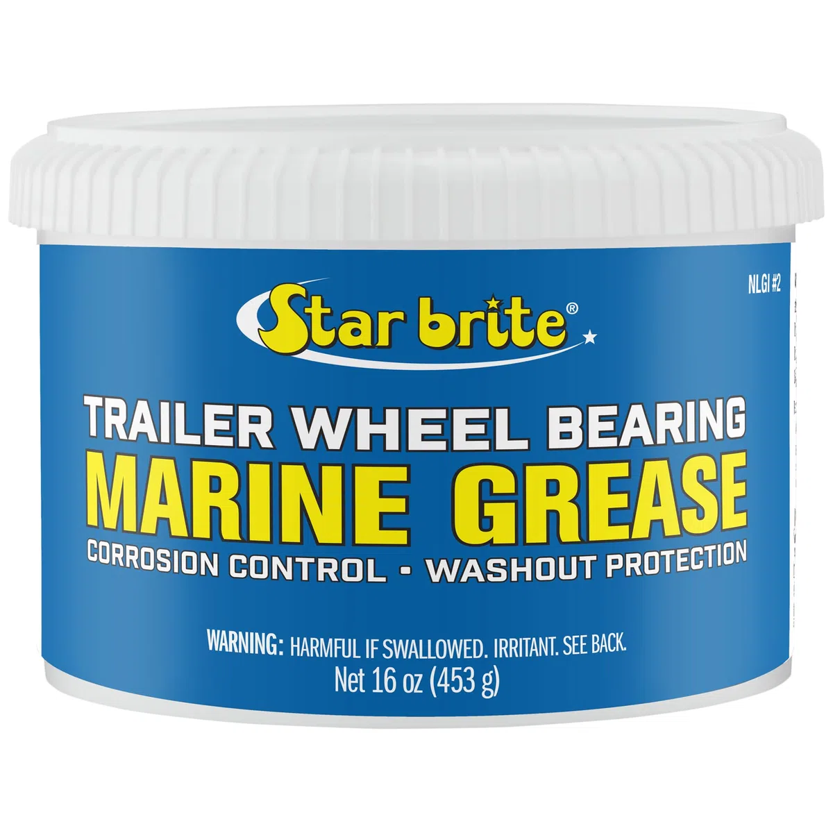 STAR BRITE Grasa Marino - NLGI #2 - Protege contra el Lavado, el Óxido, la Corrosión y el Desgaste en Rodamientos de Ruedas, Cabrestantes, Bombas, Escotillas de Barcos y más