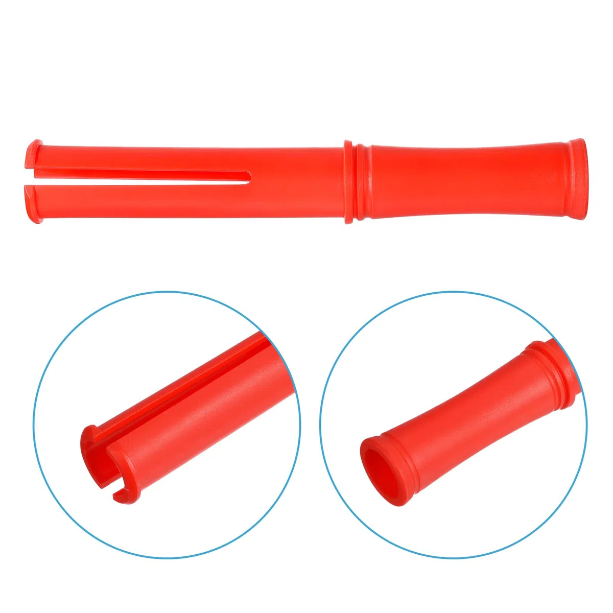 PATIKIL 10 Pulgadas Retráctil Envoltura Mango, 4uds Estirable Envoltura Dispensador Estirable Película Dispensador Pequeño Mano Dispensador Ahorro para 1.5 Pulgada Núcleo, Rojo