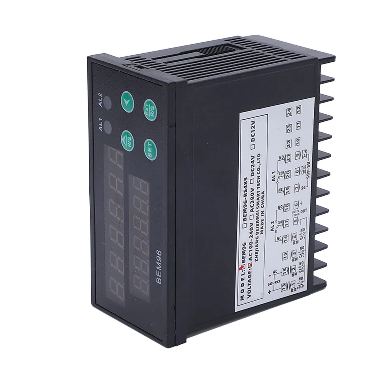 Contador Digital Industrial 6 Dígitos 0.00001-999999, Medidor Multifuncional AC 250V 5A para Tubería - Preciso y Versátil para Aplicaciones Industriales