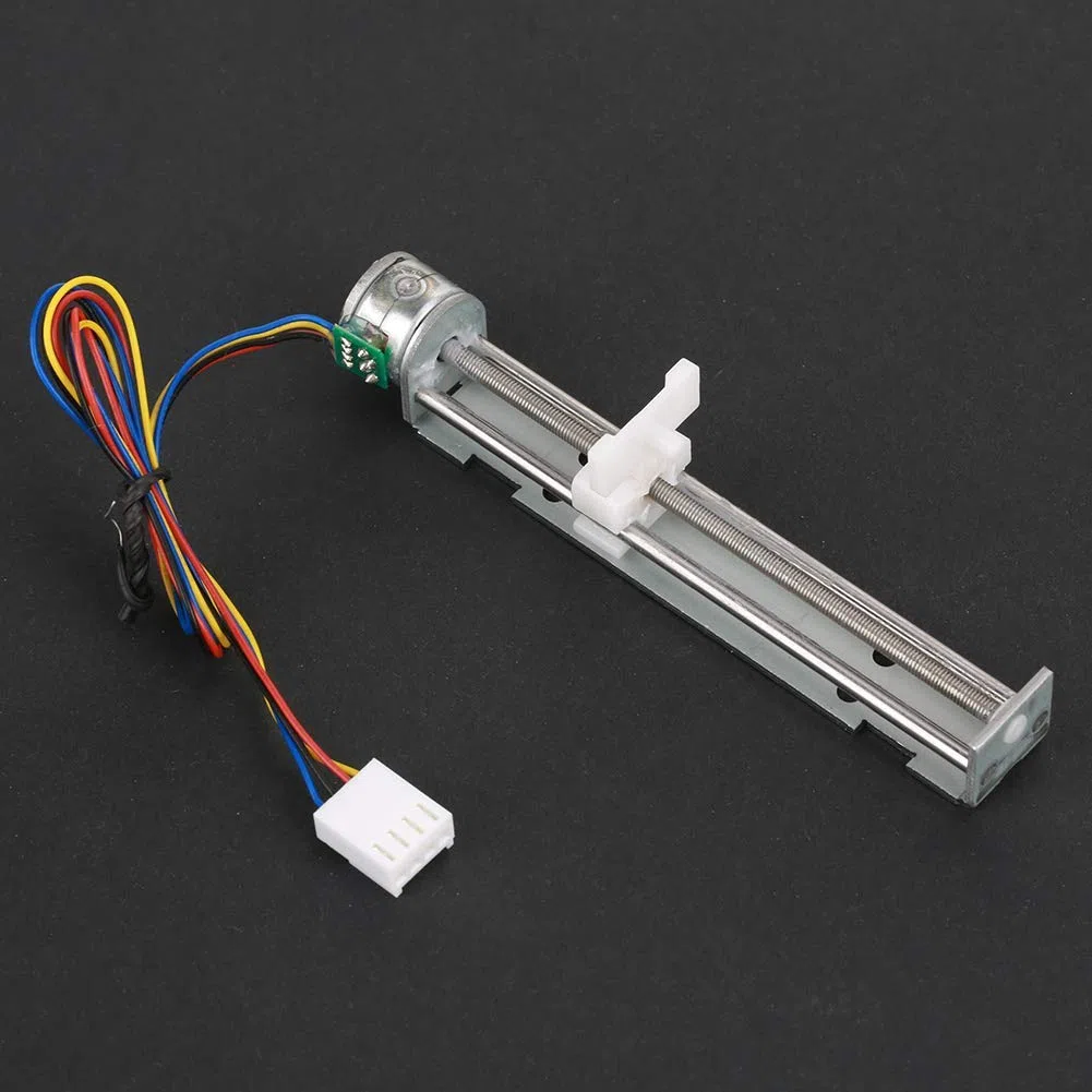 DC 12 V Drive Stepper Motor, Tornillo con Tuerca Lineal Deslizador para DIY Máquina ce Grabado Lineal Tornillo Raíl