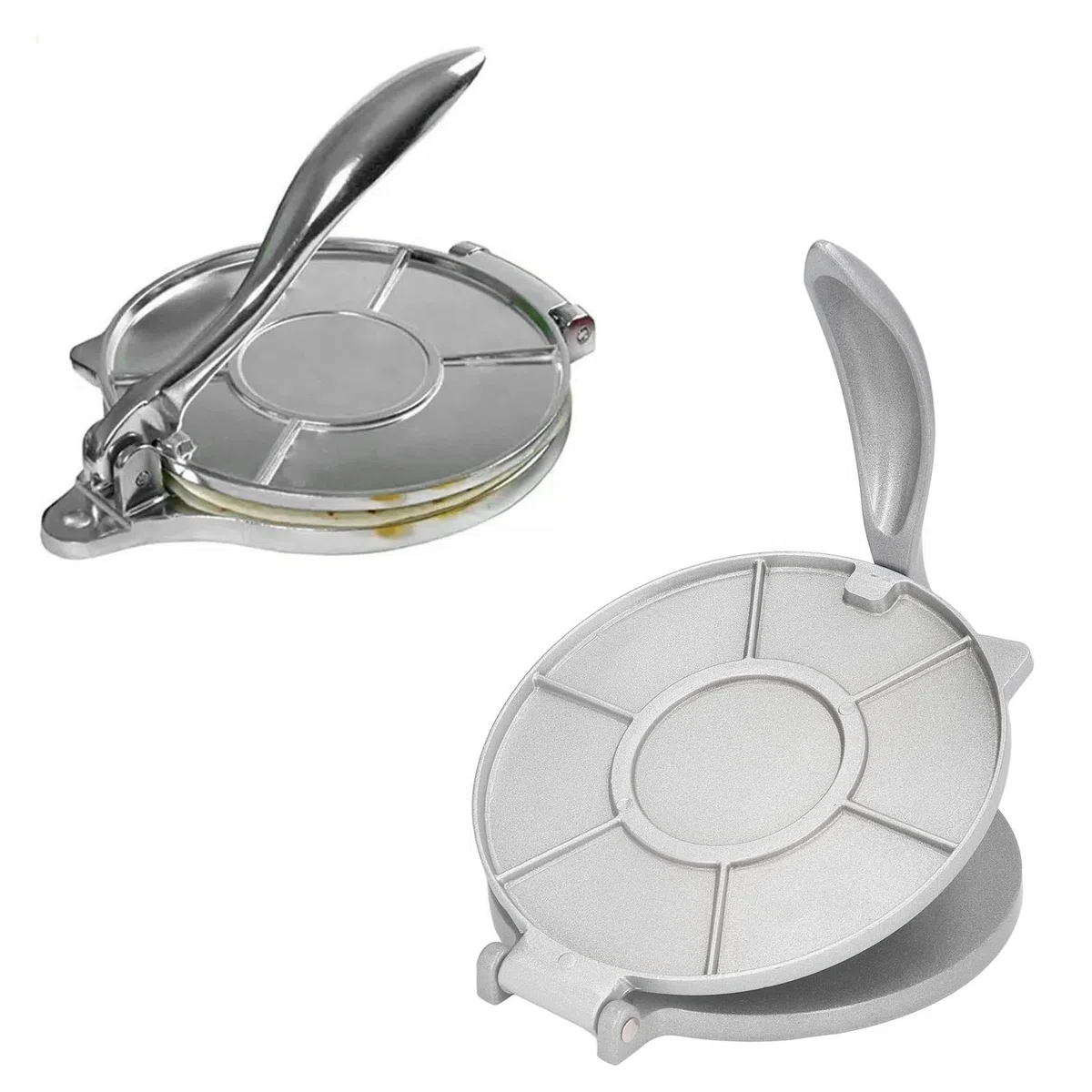 Prensa para Tortillas, máquina para Hacer Tortillas de 7,7 Pulgadas, Acero Inoxidable para Tiendas de Pasta