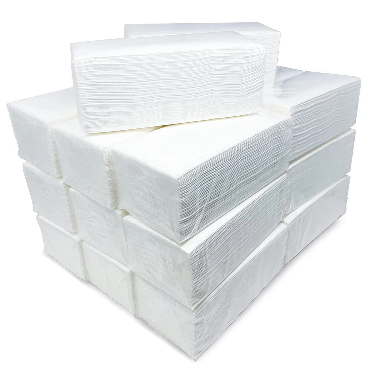 Toallas de Papel Secamanos ZigZag | Caja 3000 Unidades | Toallas para Dispensador Laminadas Doble Capa Alto Gramaje