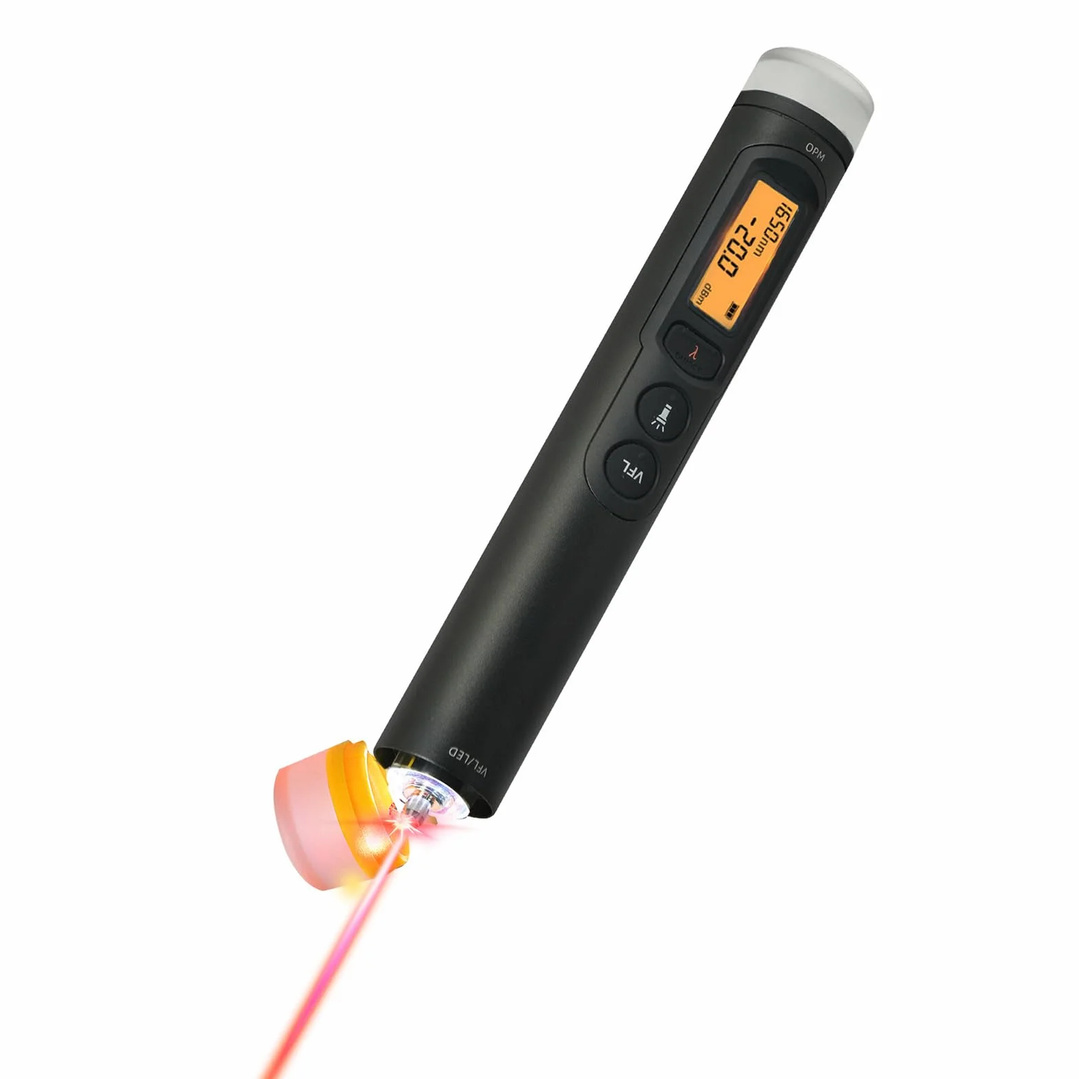TFN probador de fibra óptico medidor de potencia portátil 30 mW 30 km localización de error visual mini OPM & VFL con probador de cable de fibra óptico de luz LED