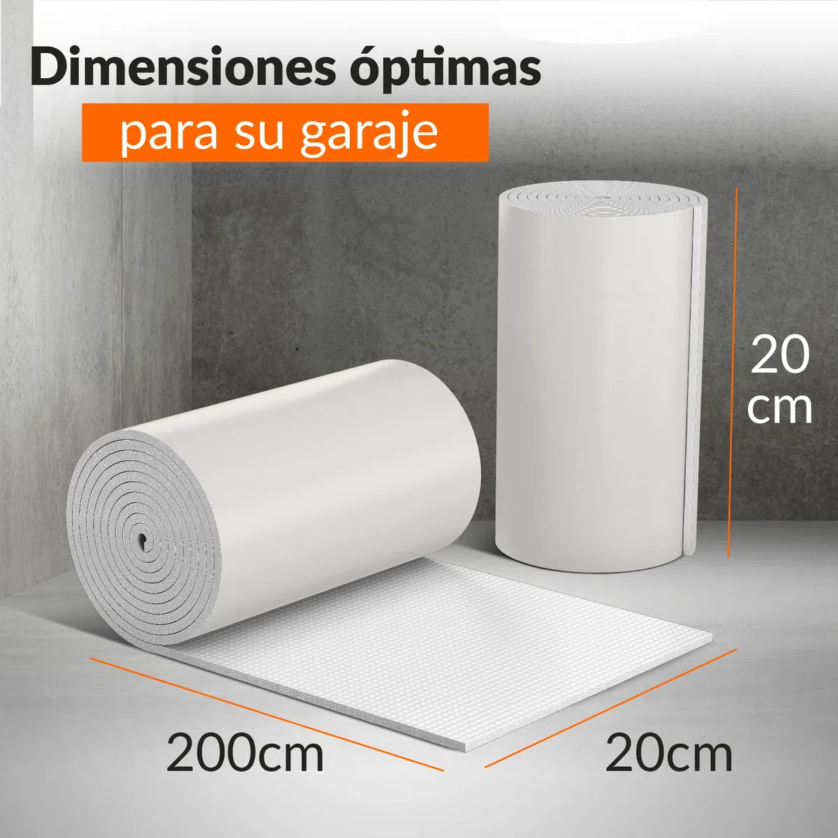 Upgrade4cars Protector Pared Garaje Blanco |2 x Protectores Puertas Panel Columnas | Paragolpes para Garajes | Protección Pilares Parking