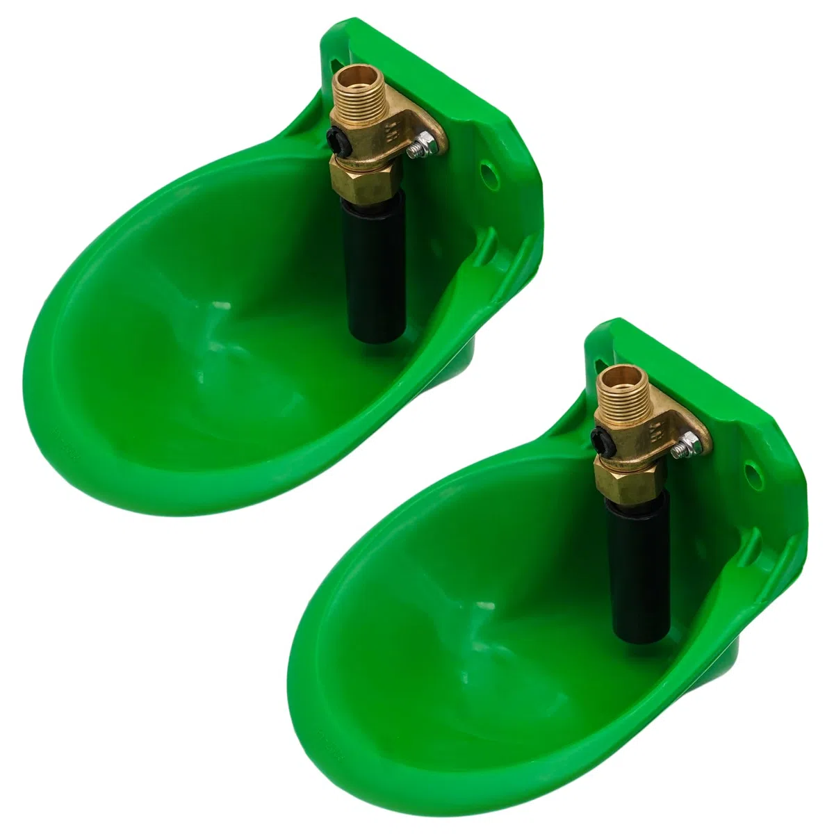Bebedero automático de plástico con válvula de latón para caballos, ovejas, cabras, caballos, vacas, perros