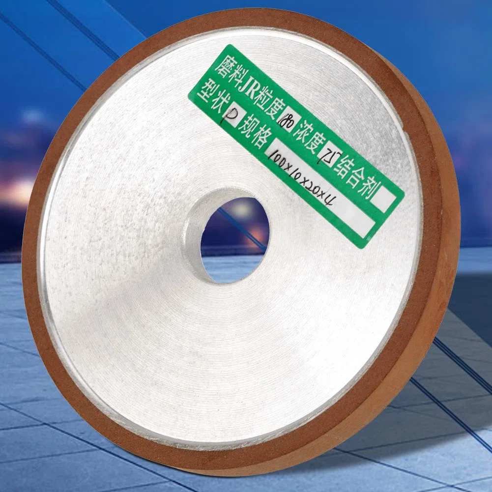 Disco de Esmerilado Resina Diamante 100x20x10mm para Molinillo Corte, Herramienta Pulido Grano 180