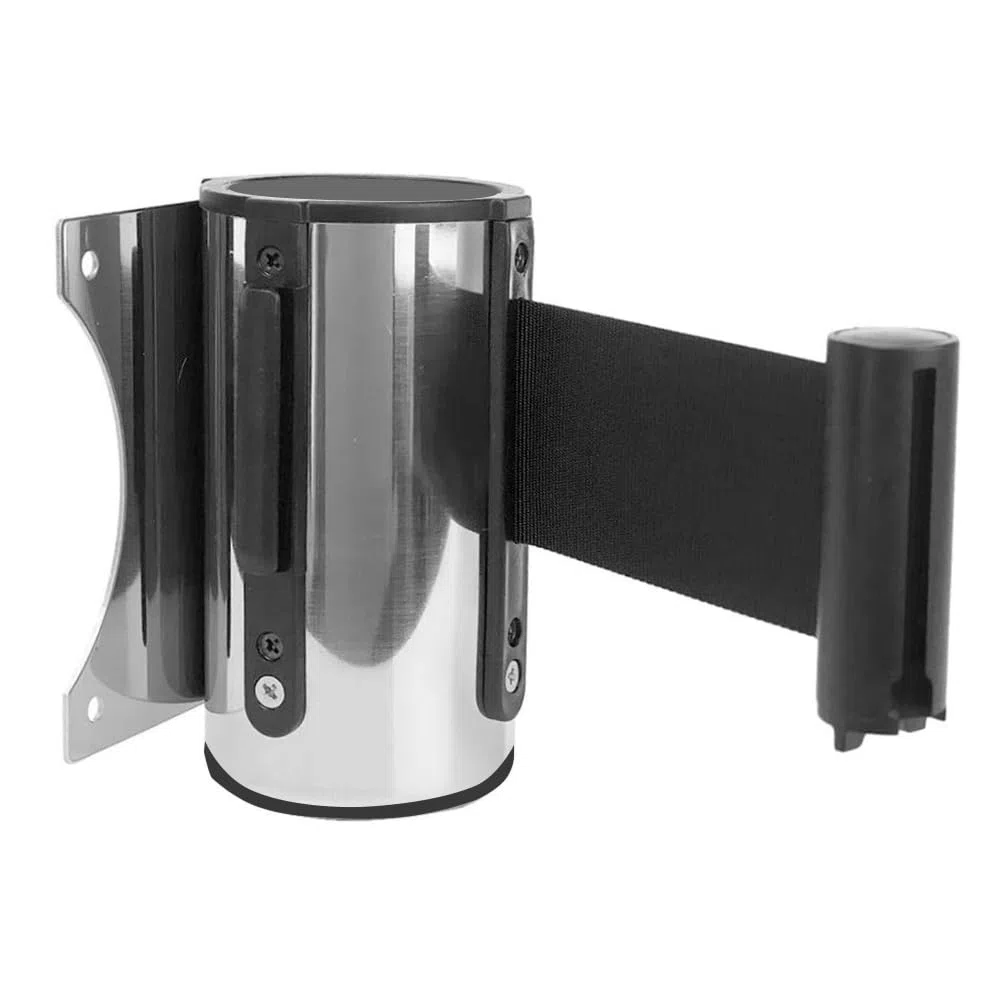 Cinta Separadora 5M Cinta Separadora Extensible Barrera Retractil Montaje en Pared Cintas Separadoras Crowd Control Cinta Seguridad