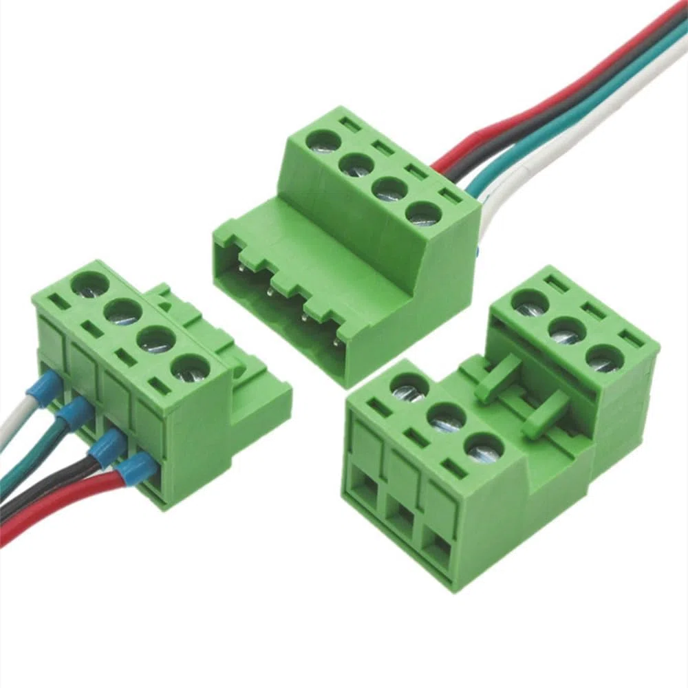 PENGLIN Conectores Eléctricos Terminales Enchufables sin Soldadura, División 5,08 mm, 2, 3, 4 Pines, Montaje PCB, Abrazadera de Tornillo