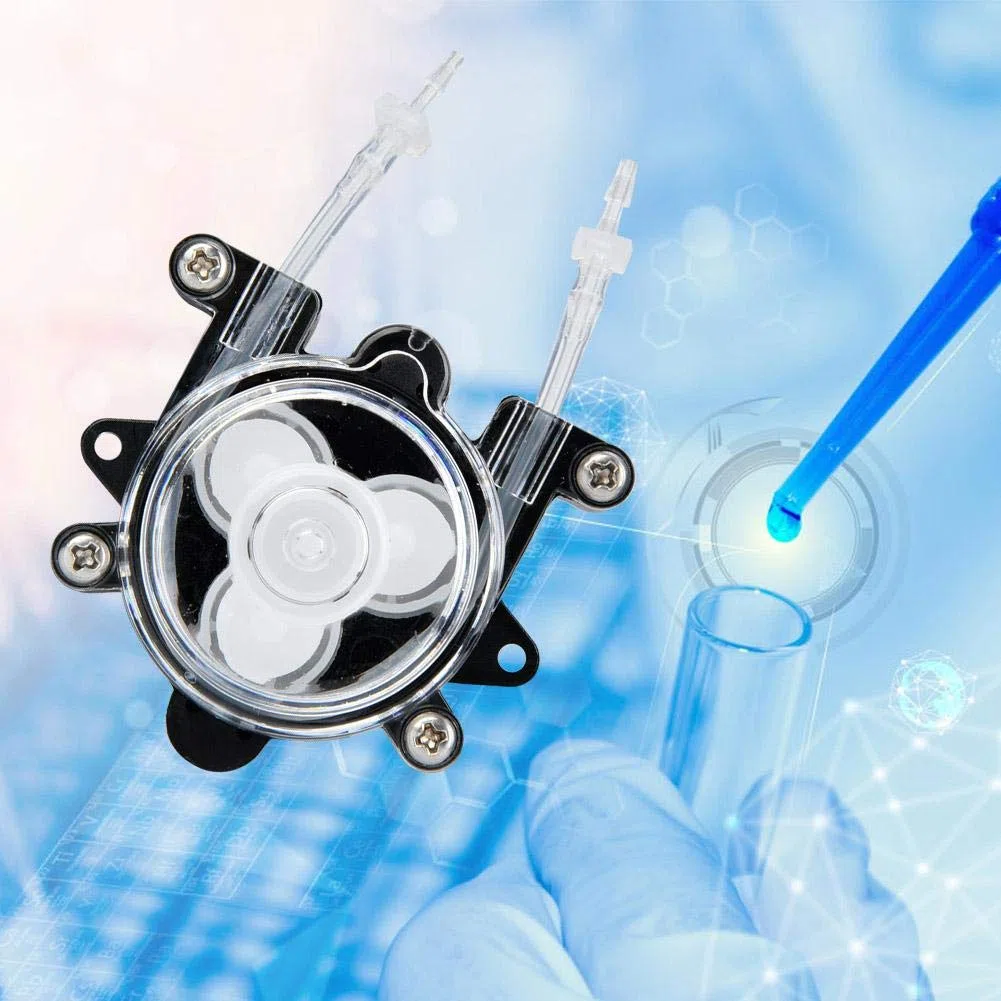 Bomba peristáltica G528, mini bomba peristáltica DC12V para bioingeniería de laboratorio Vida de servicio larga de (1 * 3)