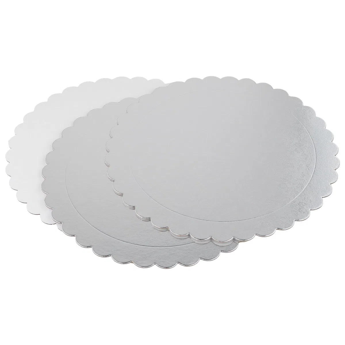 FUNSUEI 30 Bases para Tartas de 30 cm, Soportes Redondos para Pasteles en Caja para Transporte