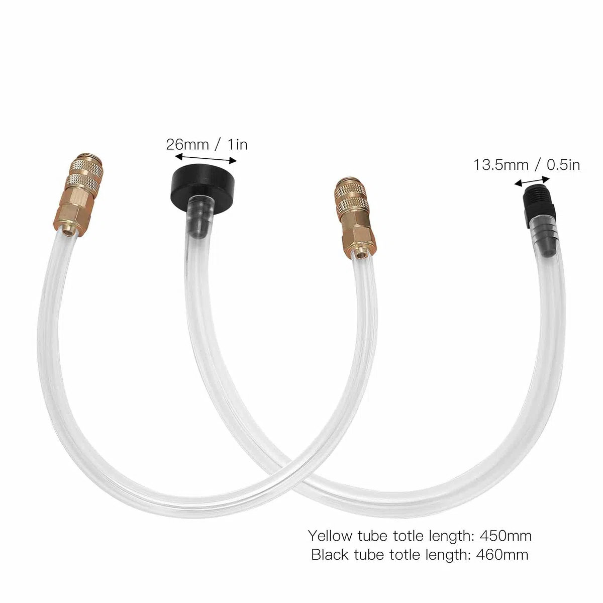 Tubo De Dirección Hidráulica, PVC Latón Kit De Purga Para Barcos De Dirección Hidráulica Tubo Manguera Tubo De Llenado Accesorios Marinos Para Timón Hidráulico