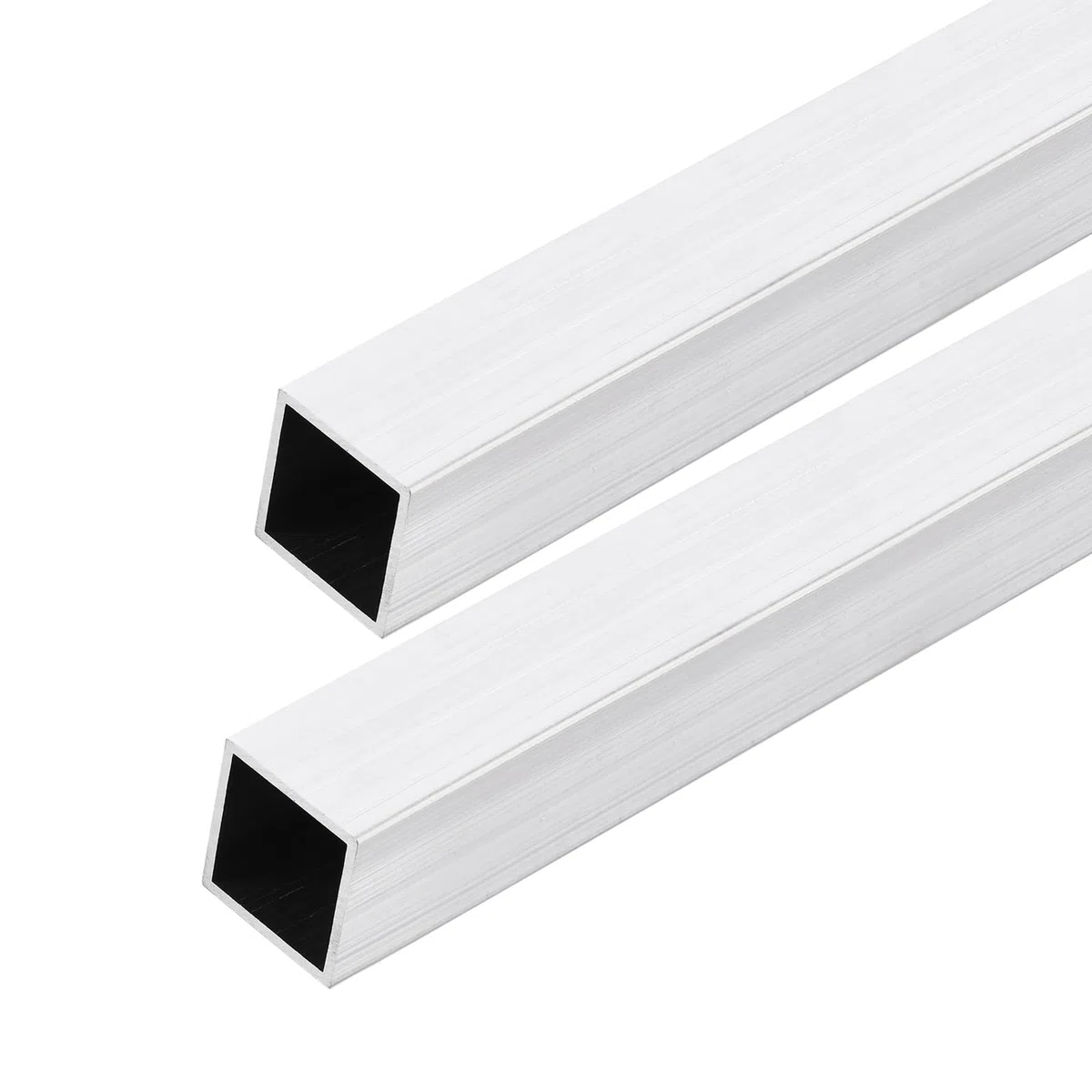 DMiotech 2 Paquete (30mm x 30mm x 2mm) Tubo Cuadrado de Aluminio 6063 de 300mm de Longitud para Construcción de Marcos de Maquinaria Proyectos de Bricolaje