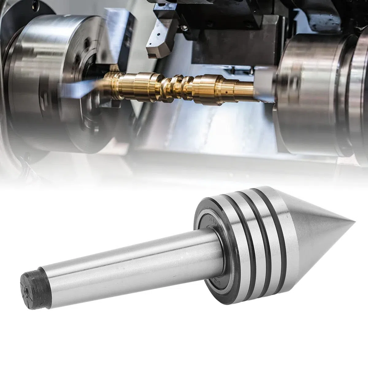 Accesorios de Contrapunto de Torno, Centro Vivo de Contrapunto de Precisión para CNC