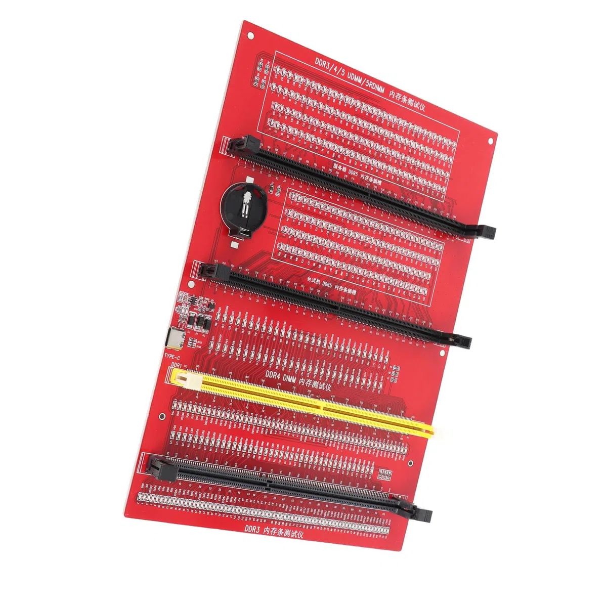 Diagnóstico de Almacenamiento de RAM -Analisator 4 en 1 Desktop DDR3 DDR5UDMM DDR5RDIMM -Teste TARJE