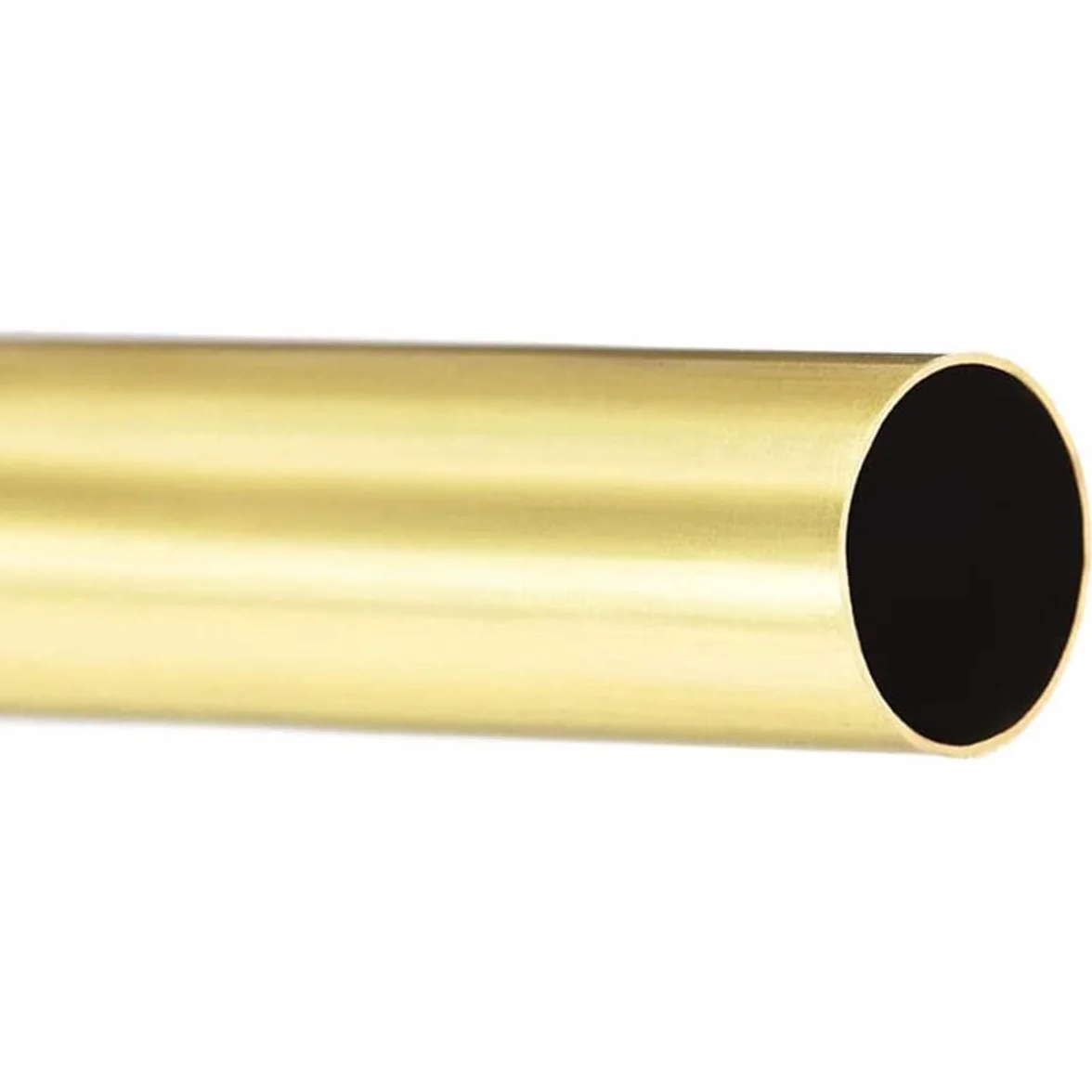 MACHSWON Tubos de cobre de cobre amarillo del tubo redondo H65 Tubos de 200mm Longitud 20mm OD 2.5mm Espesor de pared Tubería recta inconsútil