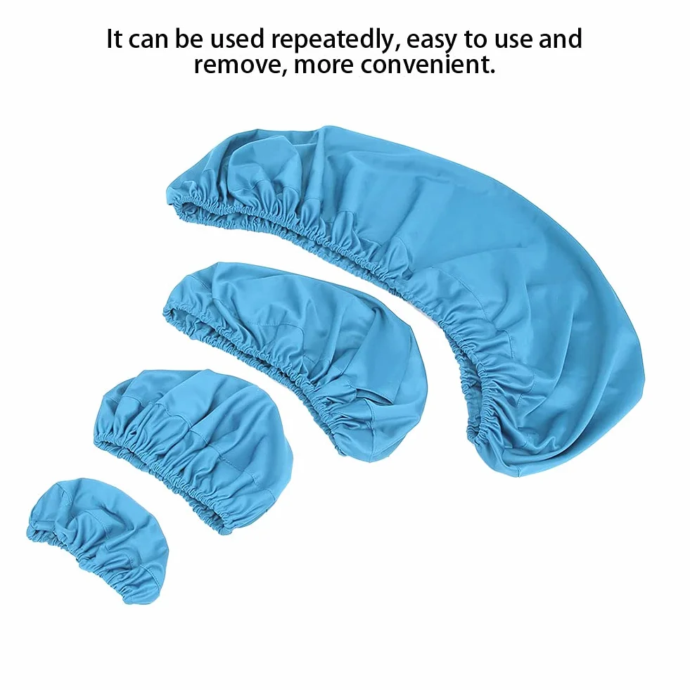 Shanrya Fda para Sillón Dental, Fda para Sillón Dental Cojín para Reposacabezas Dental Azul Conveniente Azul Claro M, L Juego de Fda para Sillón Dental de Tela Elástica Lavable (L, Azul Claro)