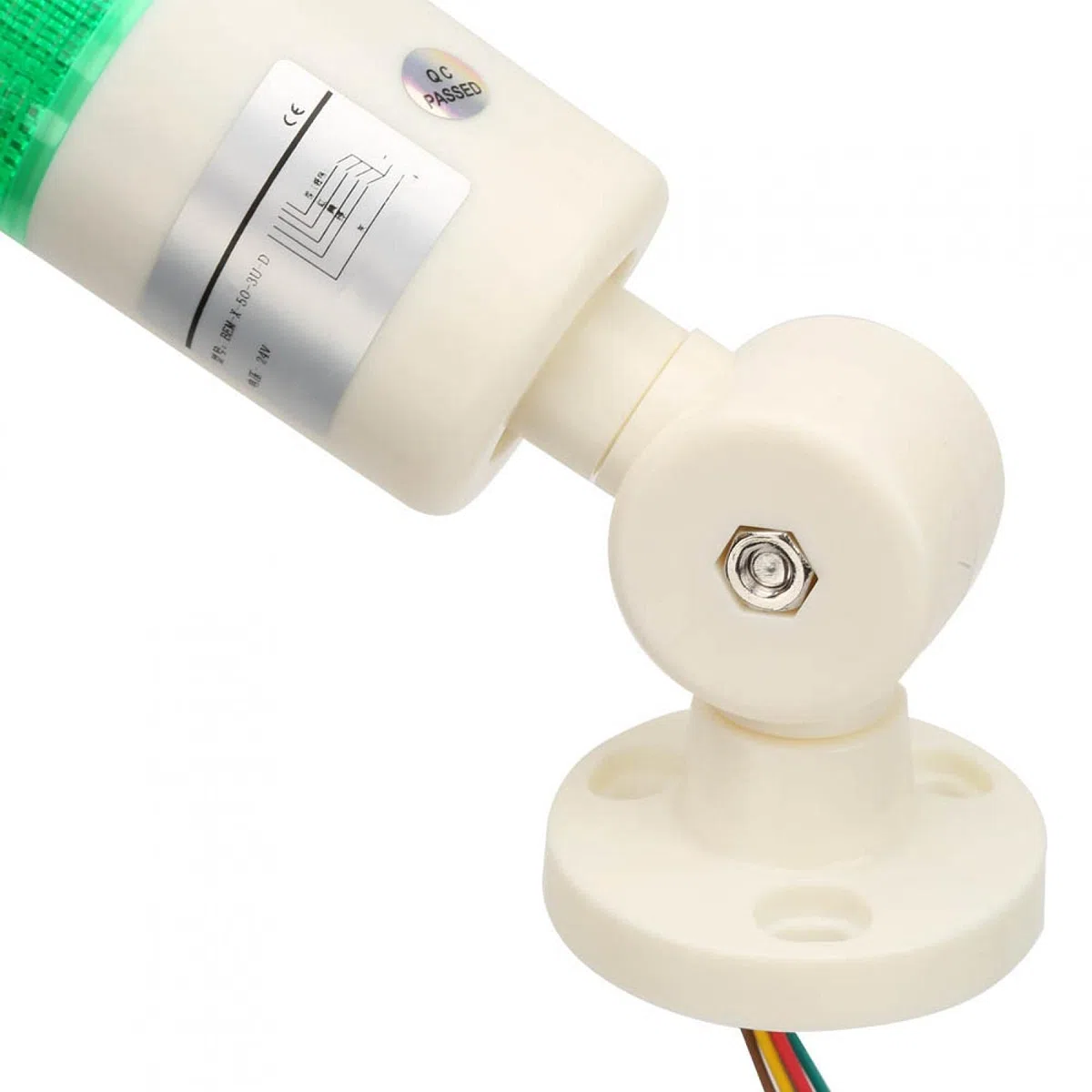 Luz de señal industrial, Luces de torre de señal de 3 capas Luces de advertencia industriales LED de 24 V CC Lámpara indicadora de advertencia de seguridad de emergencia Torre de señales