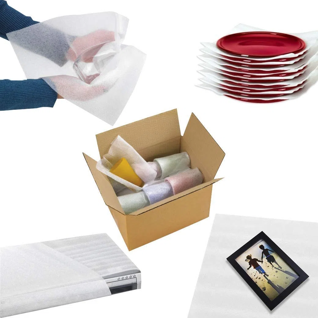Lámina de espuma, material de embalaje, 100 unidades, plástico de burbujas, material para cajas de cartón para mudanza, para envío de vajillas, vasos, botellas de vino (300 x 300 x 1 mm)
