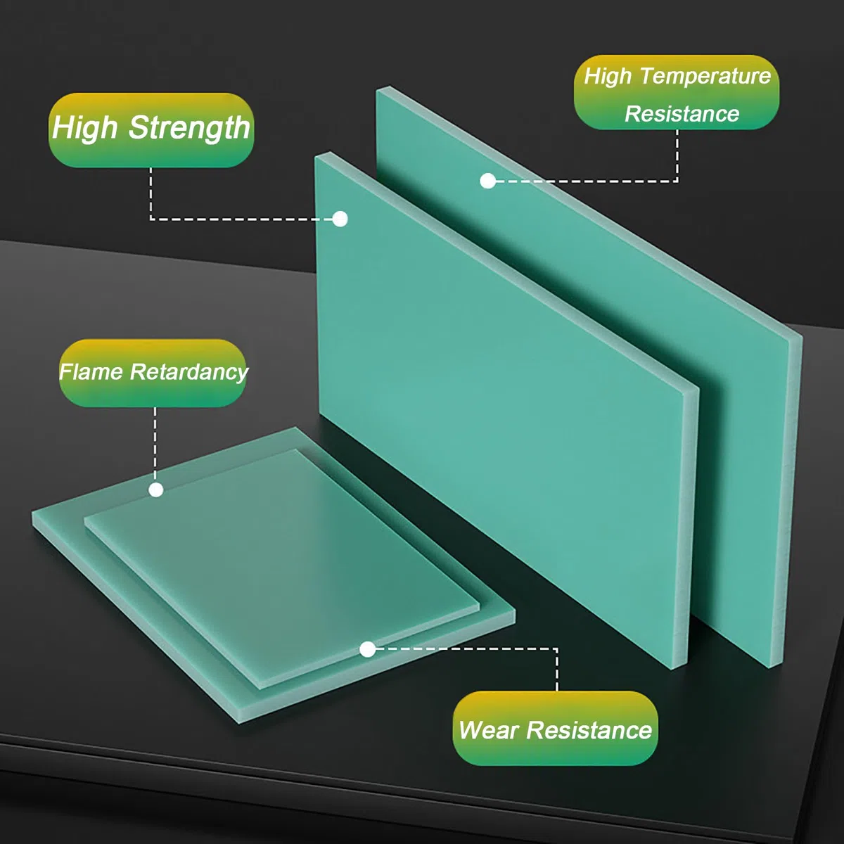 10 Piezas Placas de Fibra de Vidrio FR4 50x50mm Lámina Aislante Grado Eléctrico Alta Resistencia Laminado de Fibra de Vidrio para Ingeniería Mecánica y Fabricación Industrial,2mm
