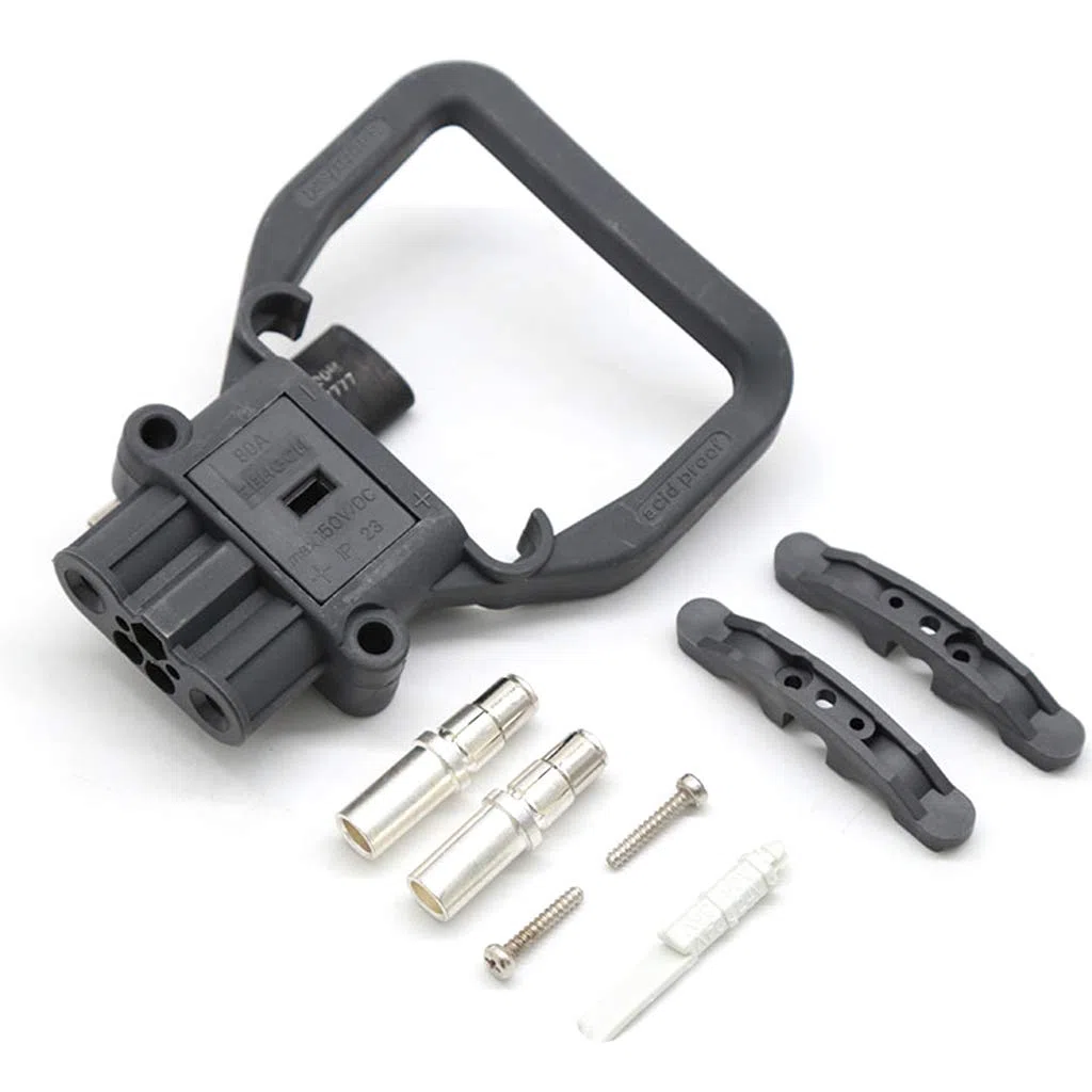 Conectores Macho de batería de 160 A, Conector de alimentación de Carretilla elevadora de 150 V, Enchufe Industrial de Carga para transpaletas eléctricas