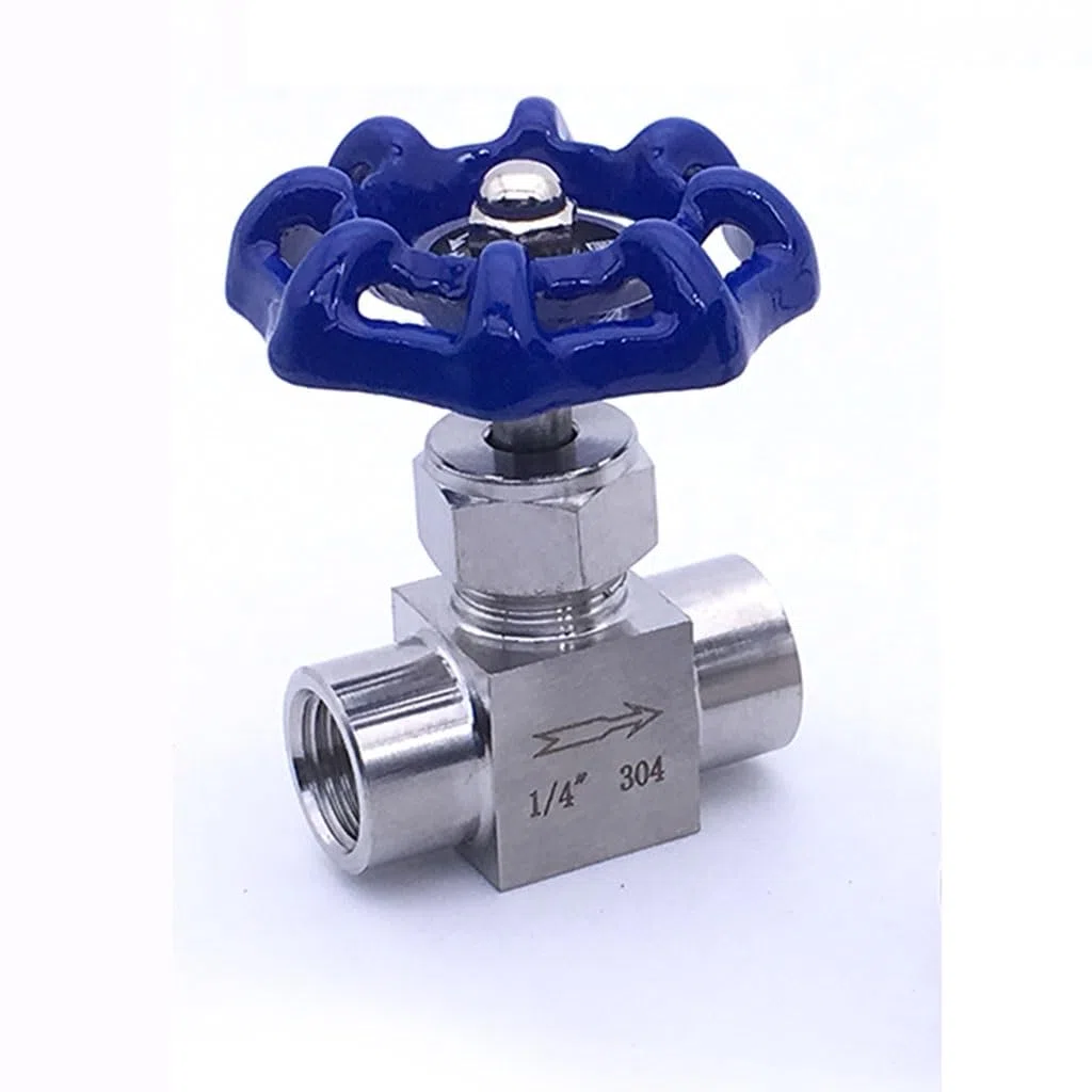 CKSEKD 1 Uds Válvula De Aguja, Rosca Hembra De Acero Inoxidable SS 304, 1/2"