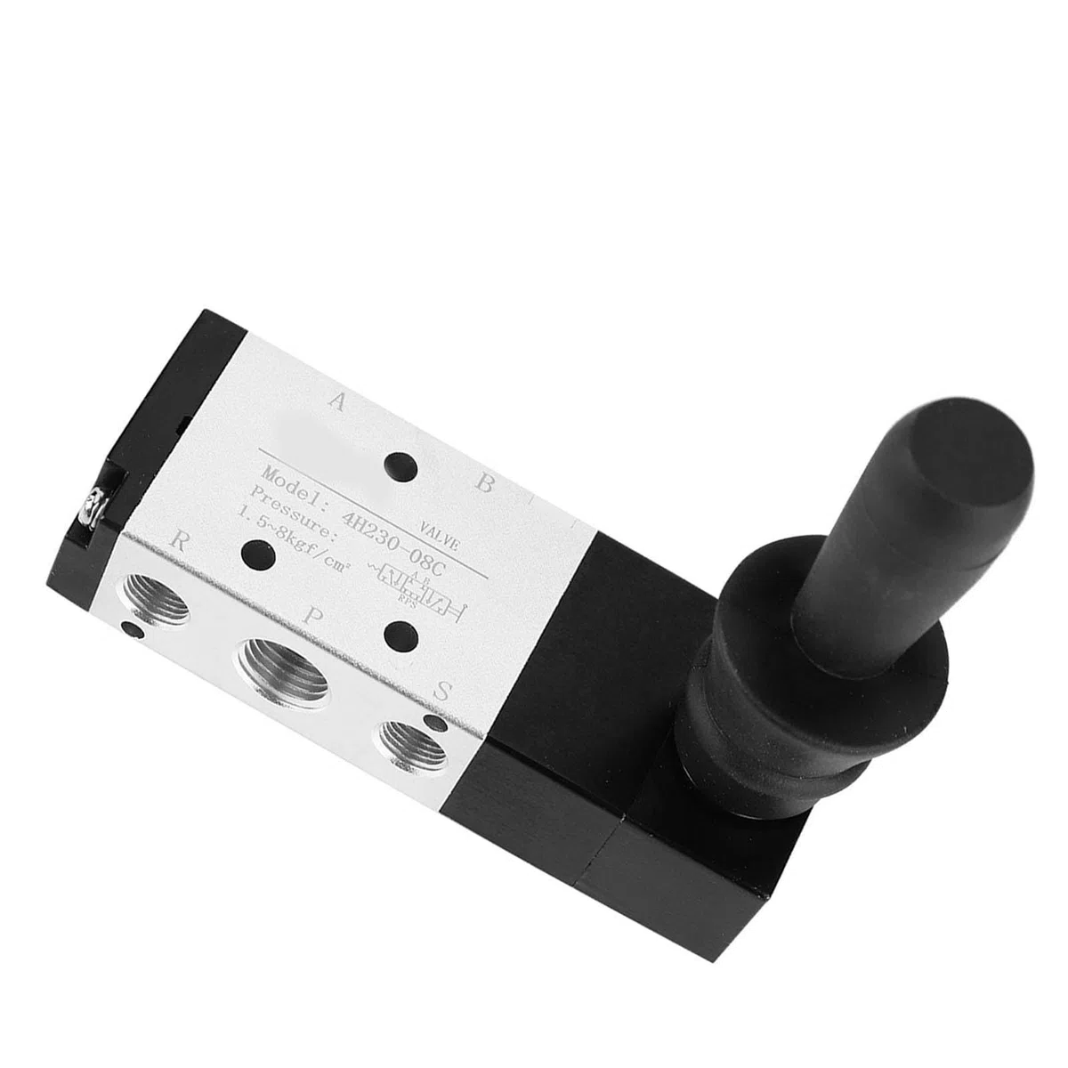 Válvula Neumática Manual de 5 Puertos y 3 Posiciones, Válvula de Aire con Palanca para 0~0.8MPa, Control de Flujo Industrial para Sistemas Neumáticos