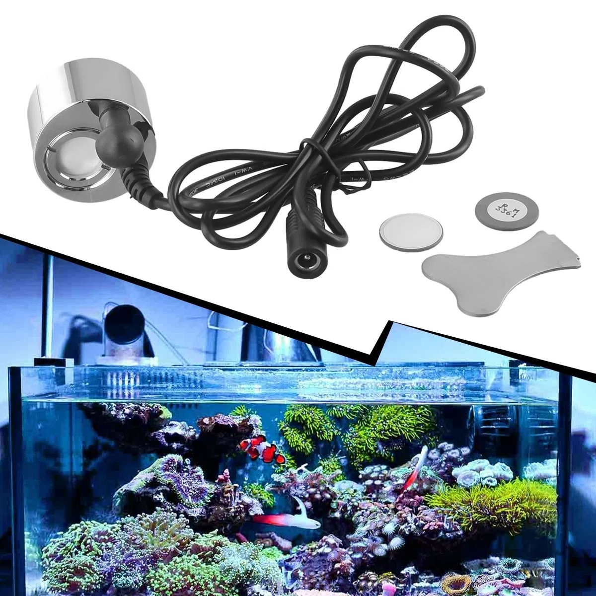 Discos transductores de fuego eléctricos+herramienta para DIMPLEX M011B, se adapta a ALM20 (Serie A) y AUB20 (Serie A), mejora el flujo de agua