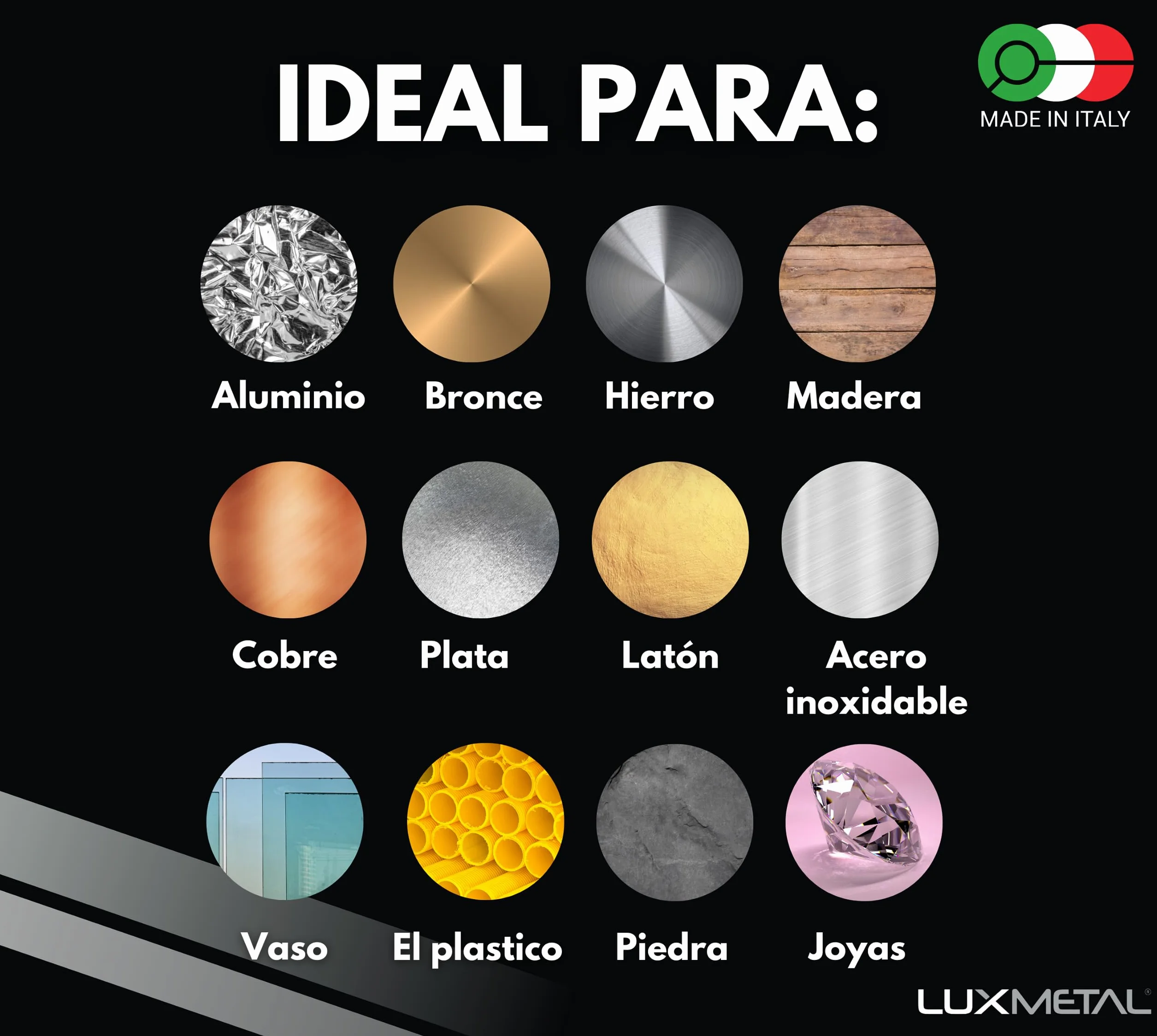 Kit 3 discos de pulido 150 mm A-B-C Discos algodón pulido espejo Acero inoxidable Metales Aluminio Juego de pulido para taladro Amoladora Rueda Latón Cobre Madera Mármol Plexiglás