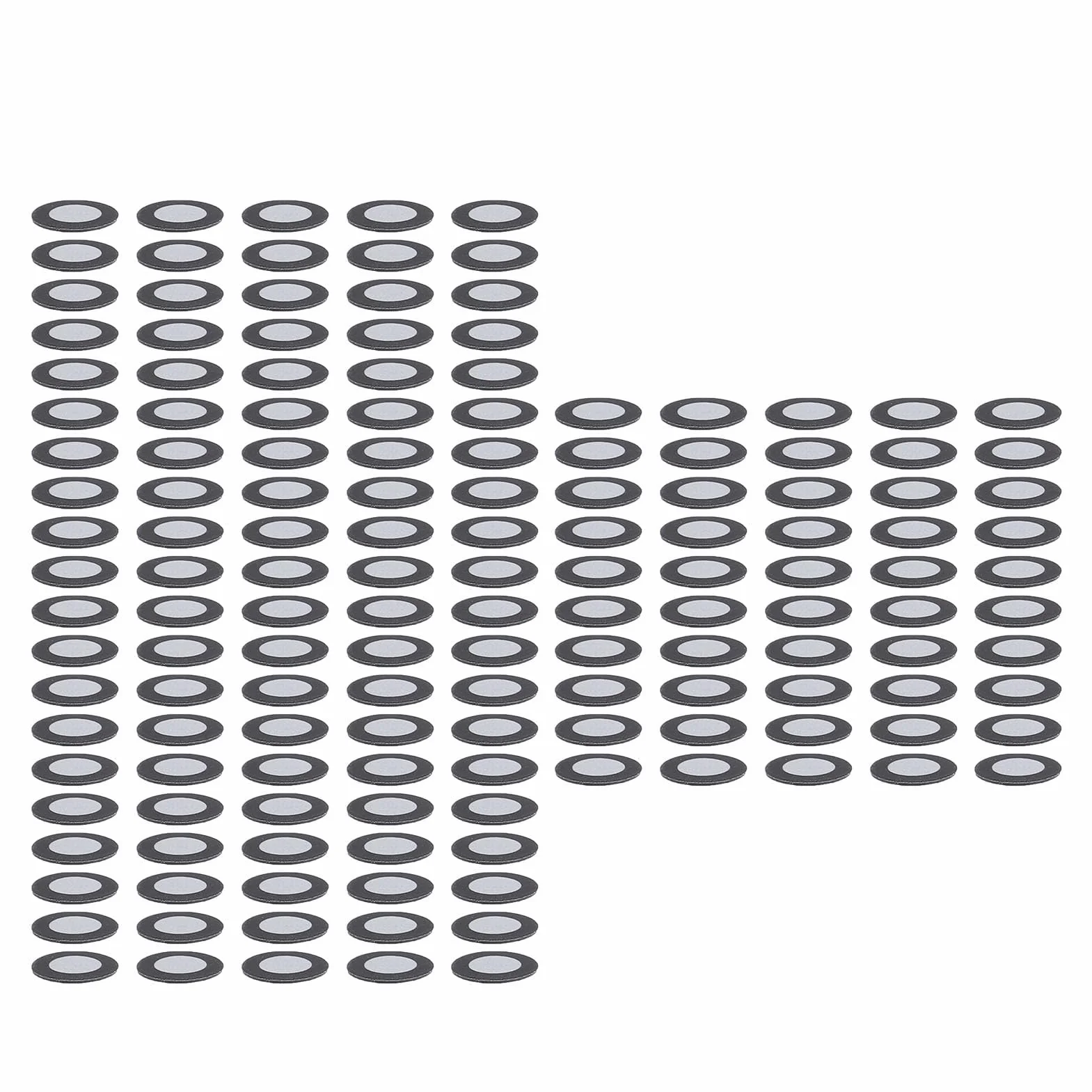 150 Marcadores Reflectantes Escaneo 3D Magnéticos Alta Reflectividad 6 Mm de Diámetro Interior 10 Mm para Posicionamiento Seguimiento Preciso Marcadores de