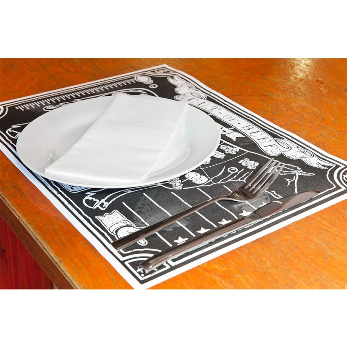 García de Pou 195.08 Offset Steak House Mantelines, 70 G/M2, 31 x 43 cm, Cuatricromía, 500 Unidades
